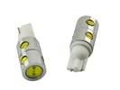 Rebaydo 2pcs LED Bulb T10 Wedge 12 Volt DC