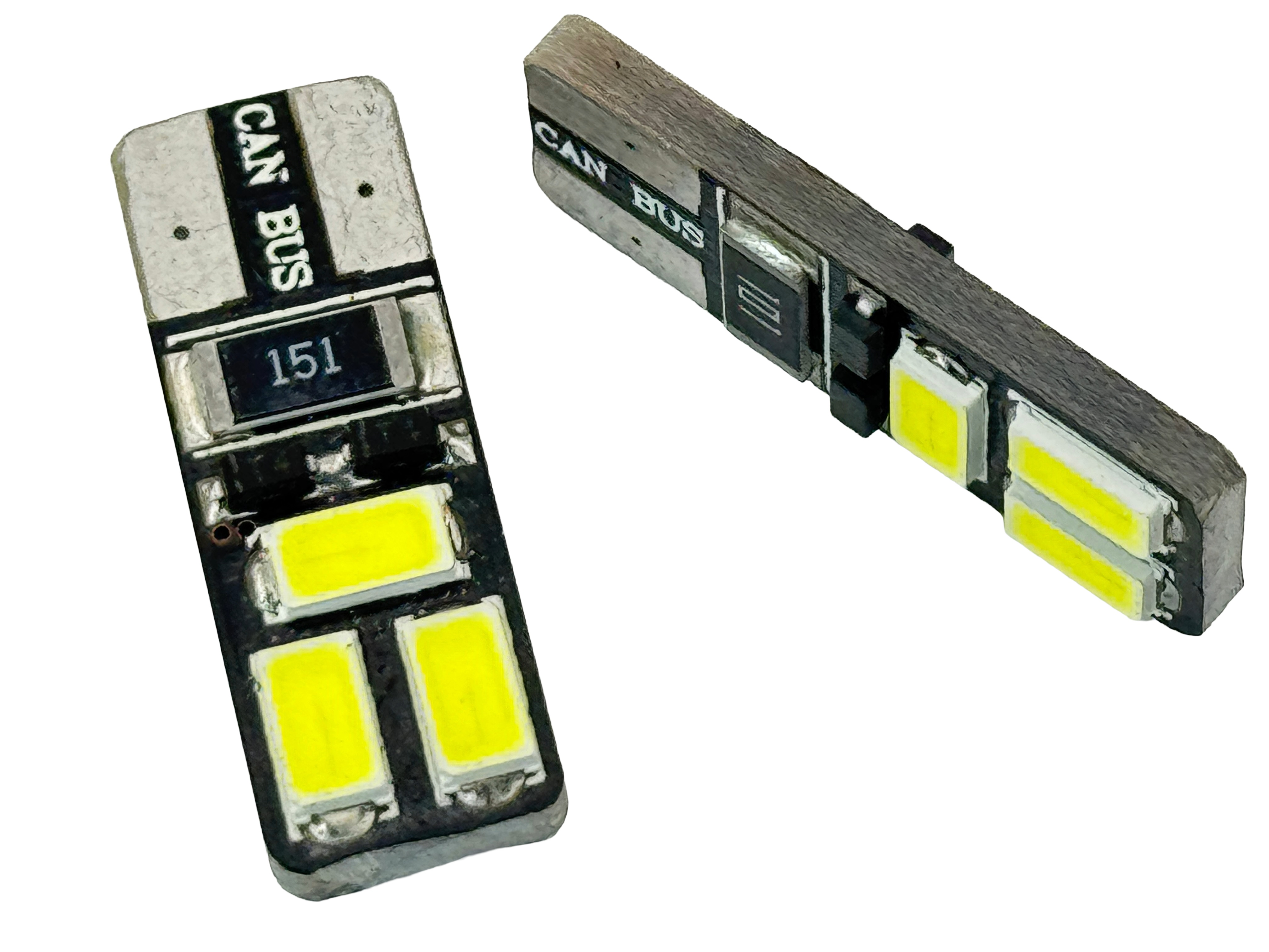 Rebaydo 2pcs T10 Wedge Canbus 6 LED 5630SMD 12 Volt AC/DC 120 Viewing