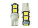 Rebaydo 2pcs 9 SMD 5050 (3 chip) T10 Wedge LED Light 12VDC