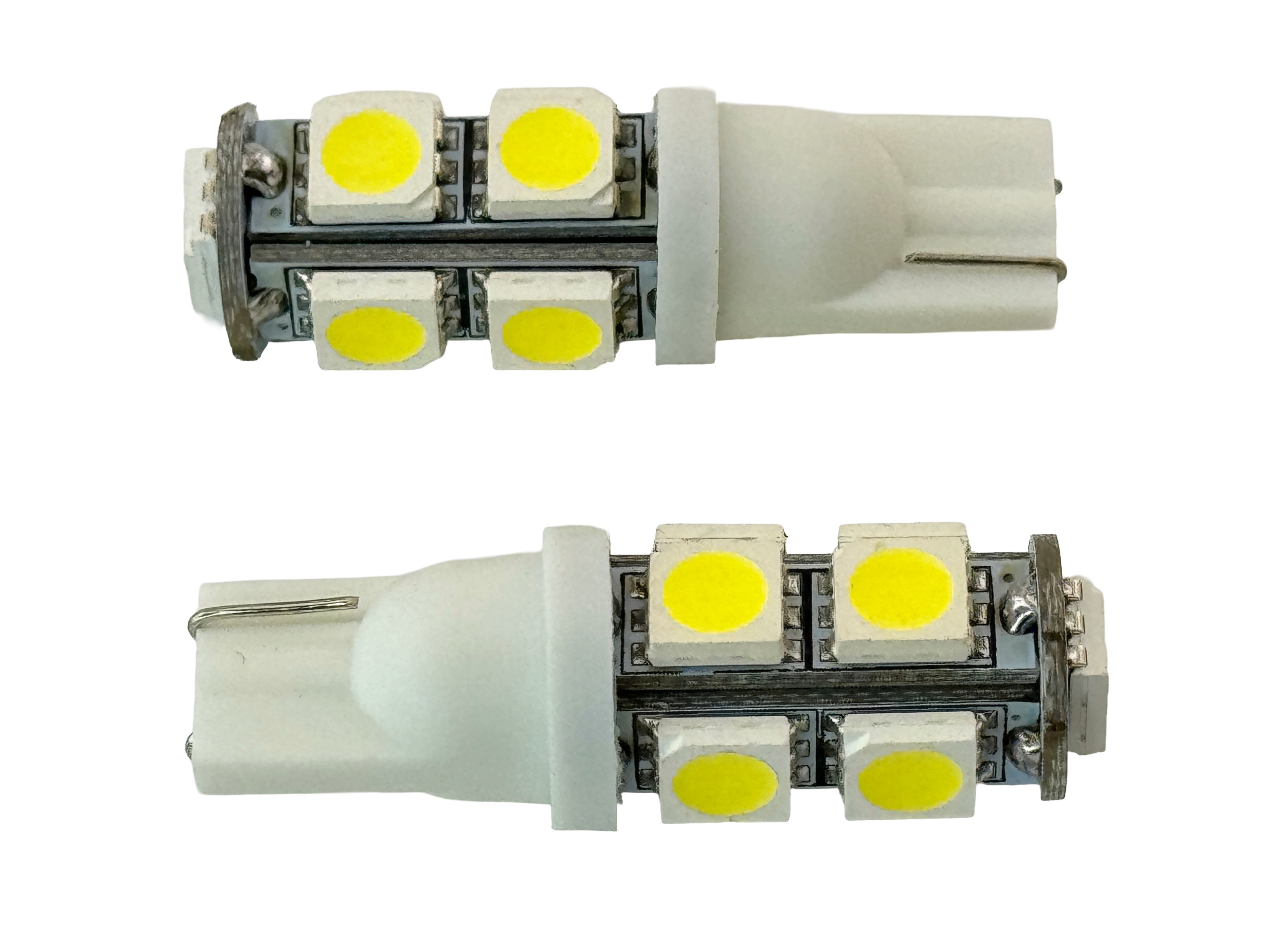 Rebaydo 2pcs 9 SMD 5050 (3 chip) T10 Wedge LED Light 12VDC