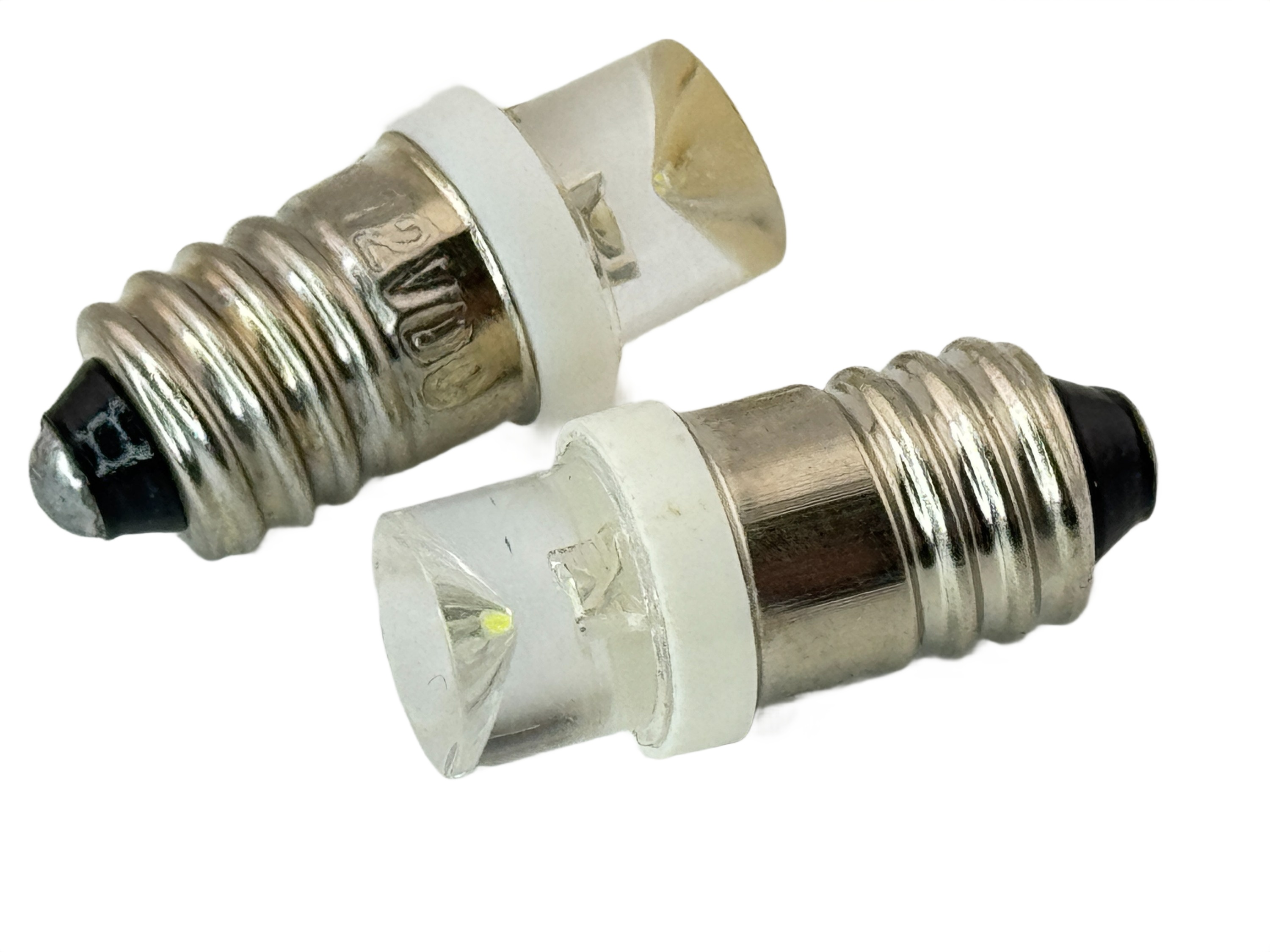 Rebaydo 2pcs E10 Miniature Screw Concave LED Bulb 12 Volt DC
