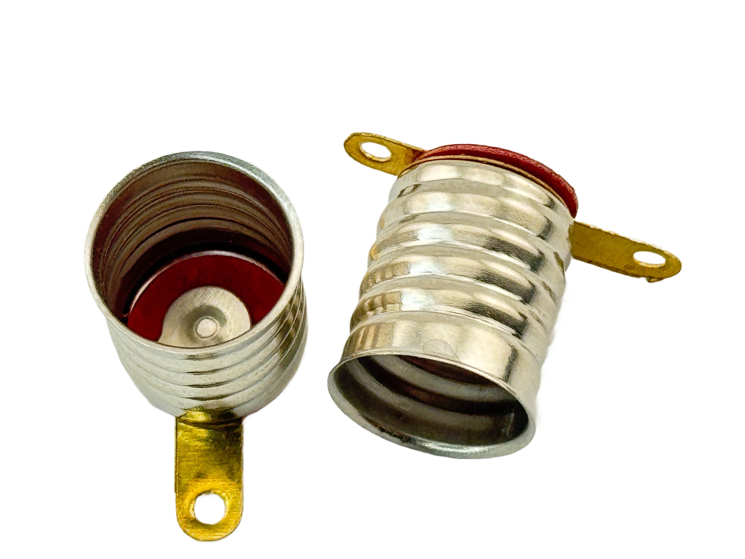 Rebaydo 2pcs E10 Screw Base Socket with Solderable Tabs 
