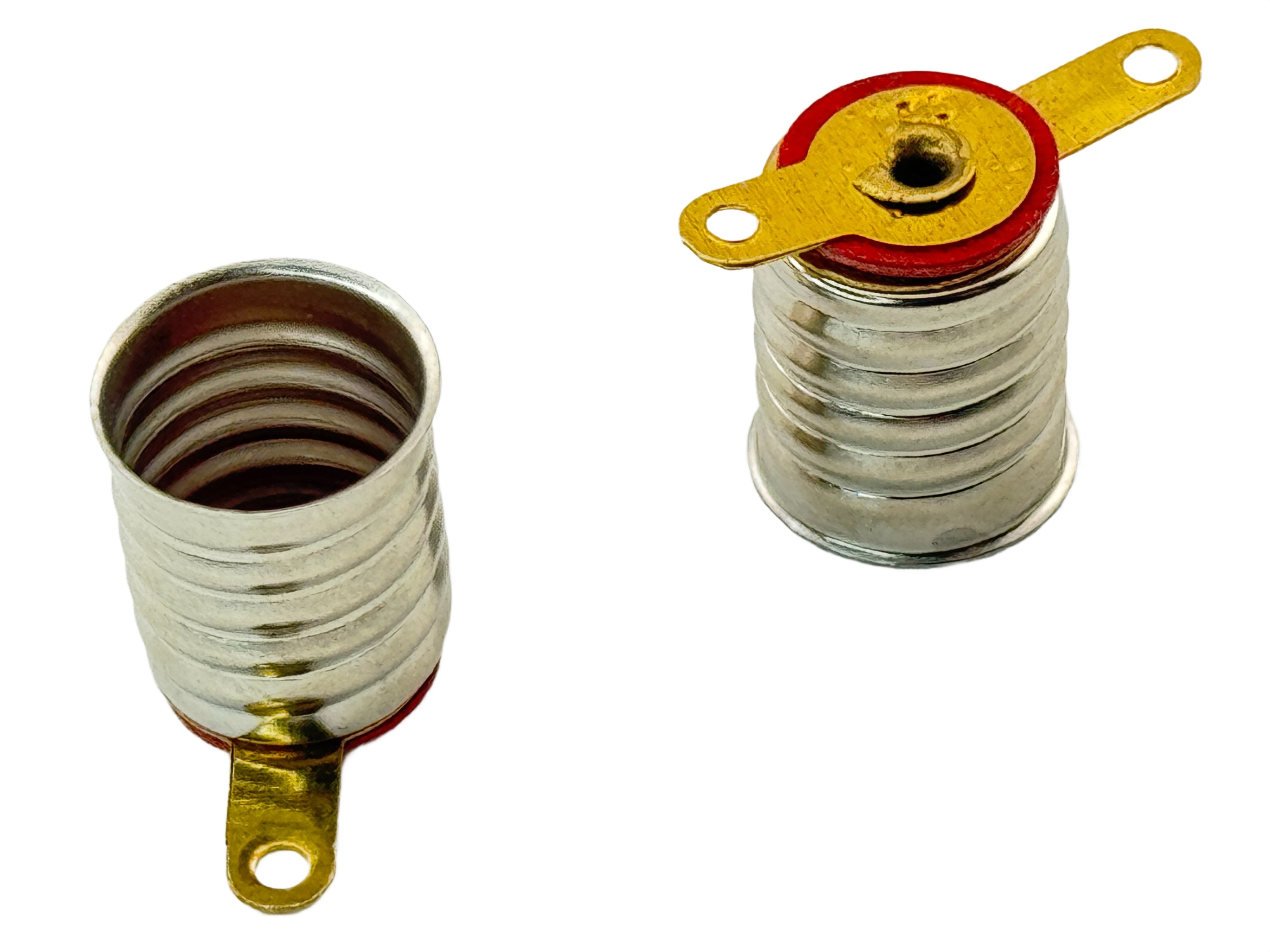 Rebaydo 2pcs E10 Screw Base Socket with Solderable Tabs 