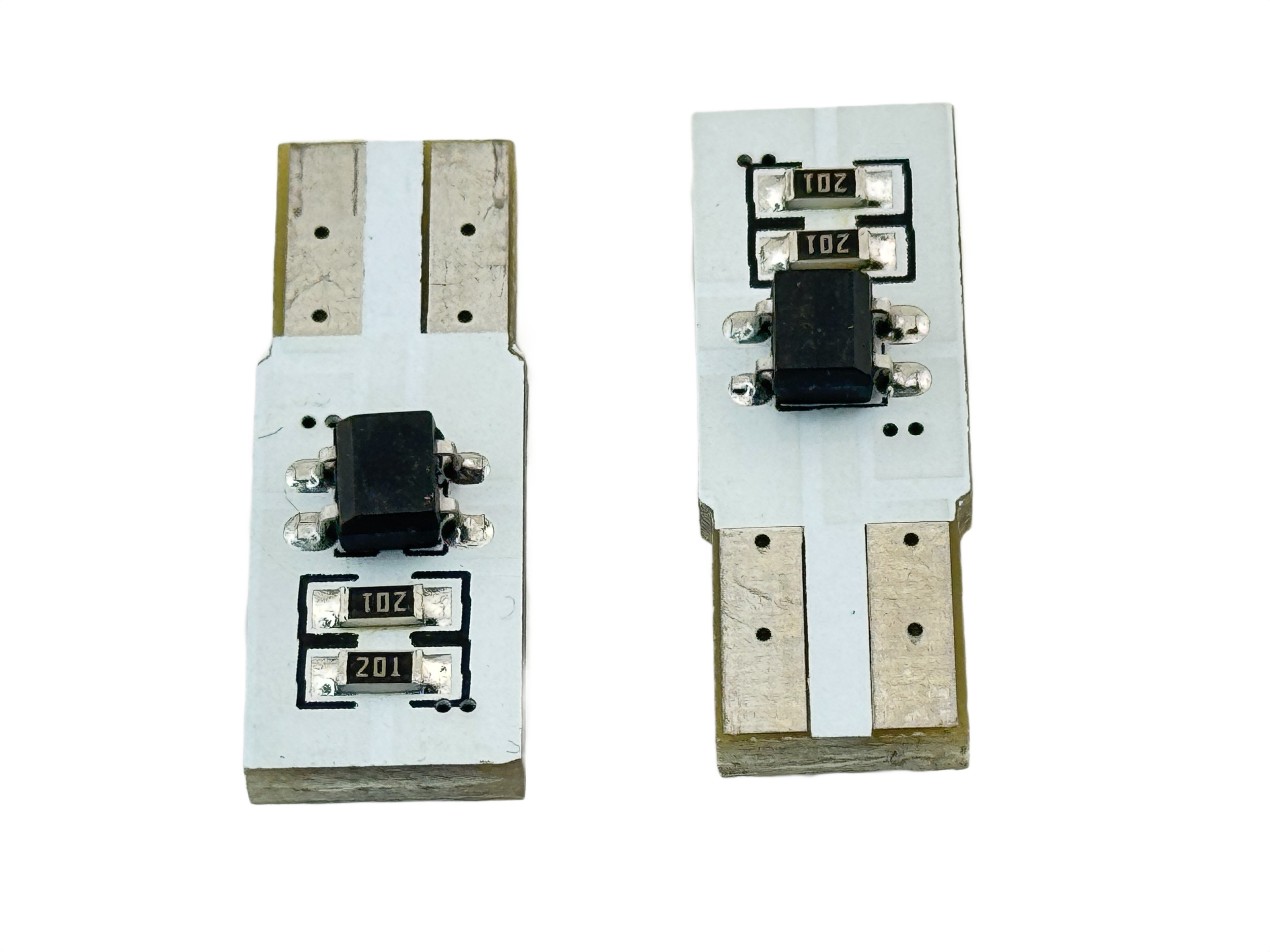 Rebaydo 2pcs T10 Wedge Ultra Bright 6 SMD 12V DC/AC