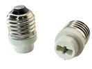 Rebaydo 2pcs E26/E27 Male Screw Base to G9 Female Base Converter Adapter
