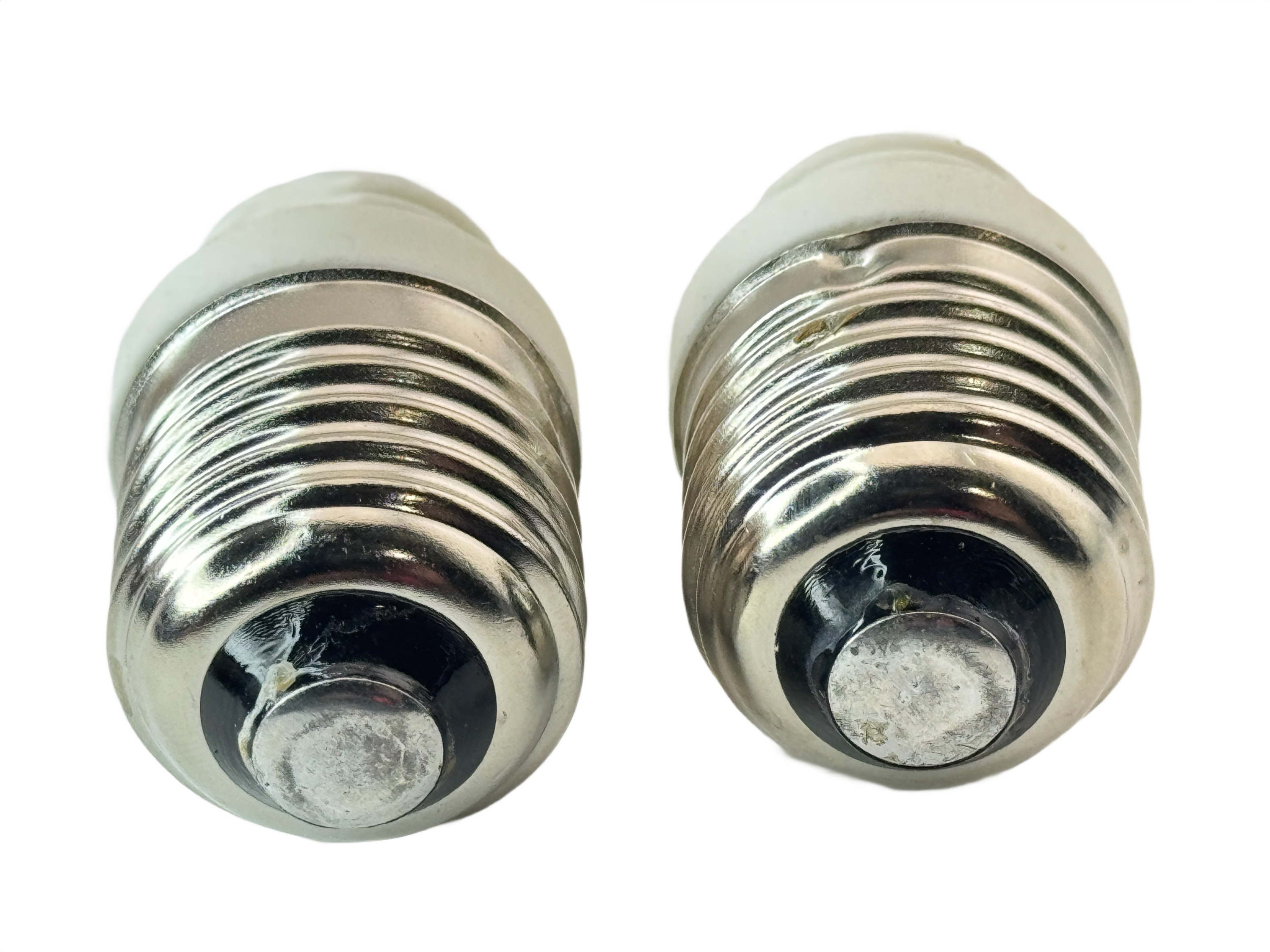 Rebaydo 2pcs E26/E27 Male Screw Base to G9 Female Base Converter Adapter