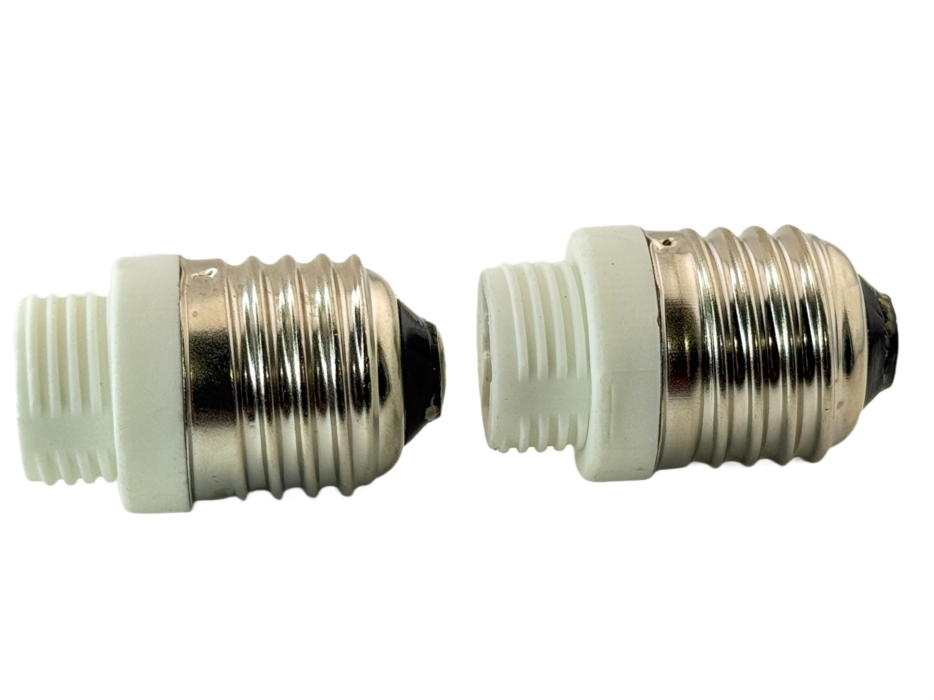 Rebaydo 2pcs E26/E27 Male Screw Base to G9 Female Base Converter Adapter