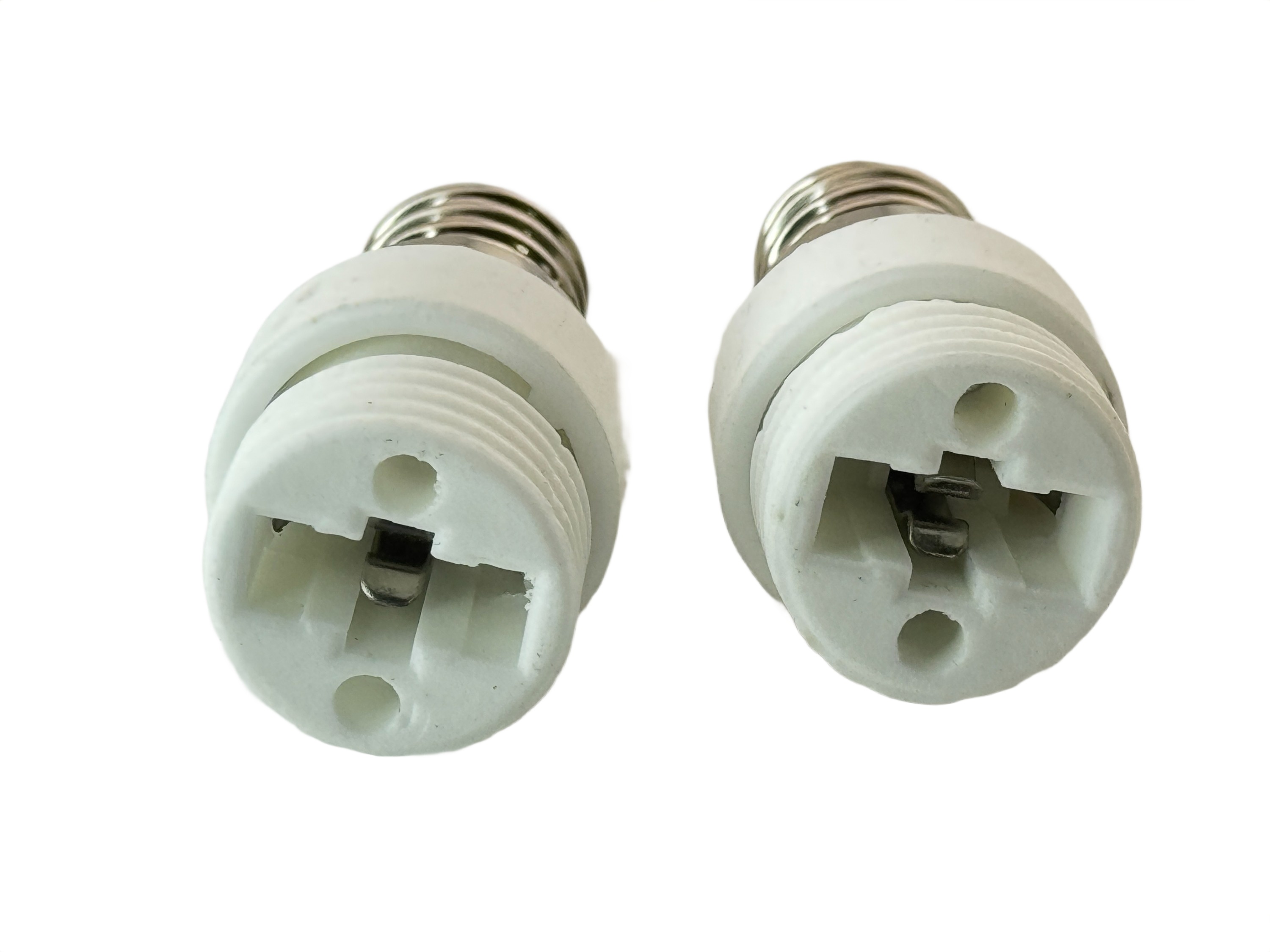 Rebaydo 2pcs E14 Screw Male To G9 Female Adapter Converter
