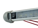 Rebaydo 10 LED Rail Light Bar 12V DC Surface Mount with On/Off Switch