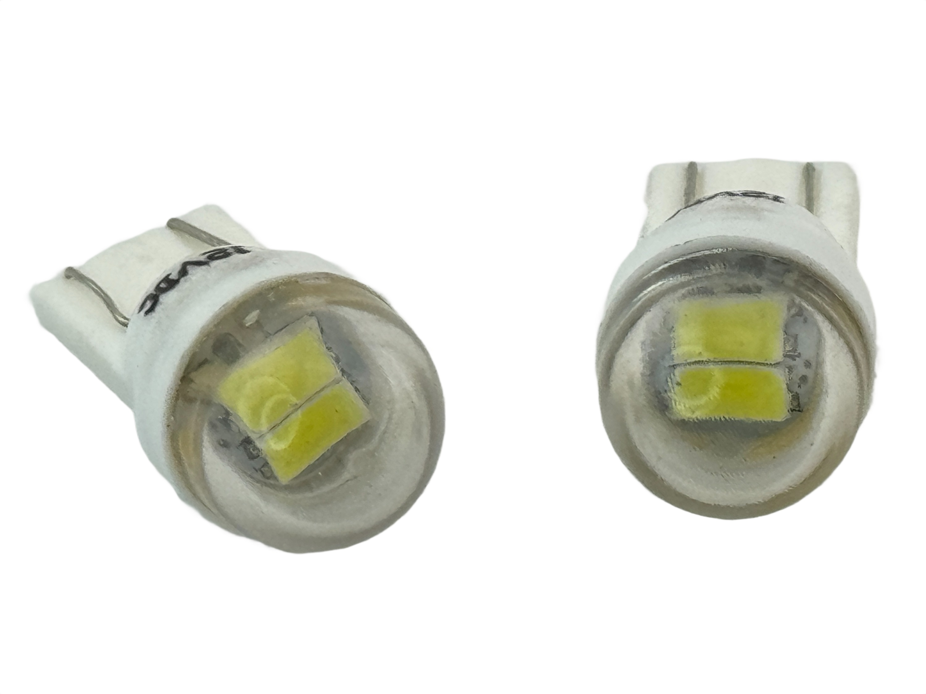 Rebaydo 2pcs T10 Wedge 2 SMD (5630-3 Chip) Round Lens 12VDC 