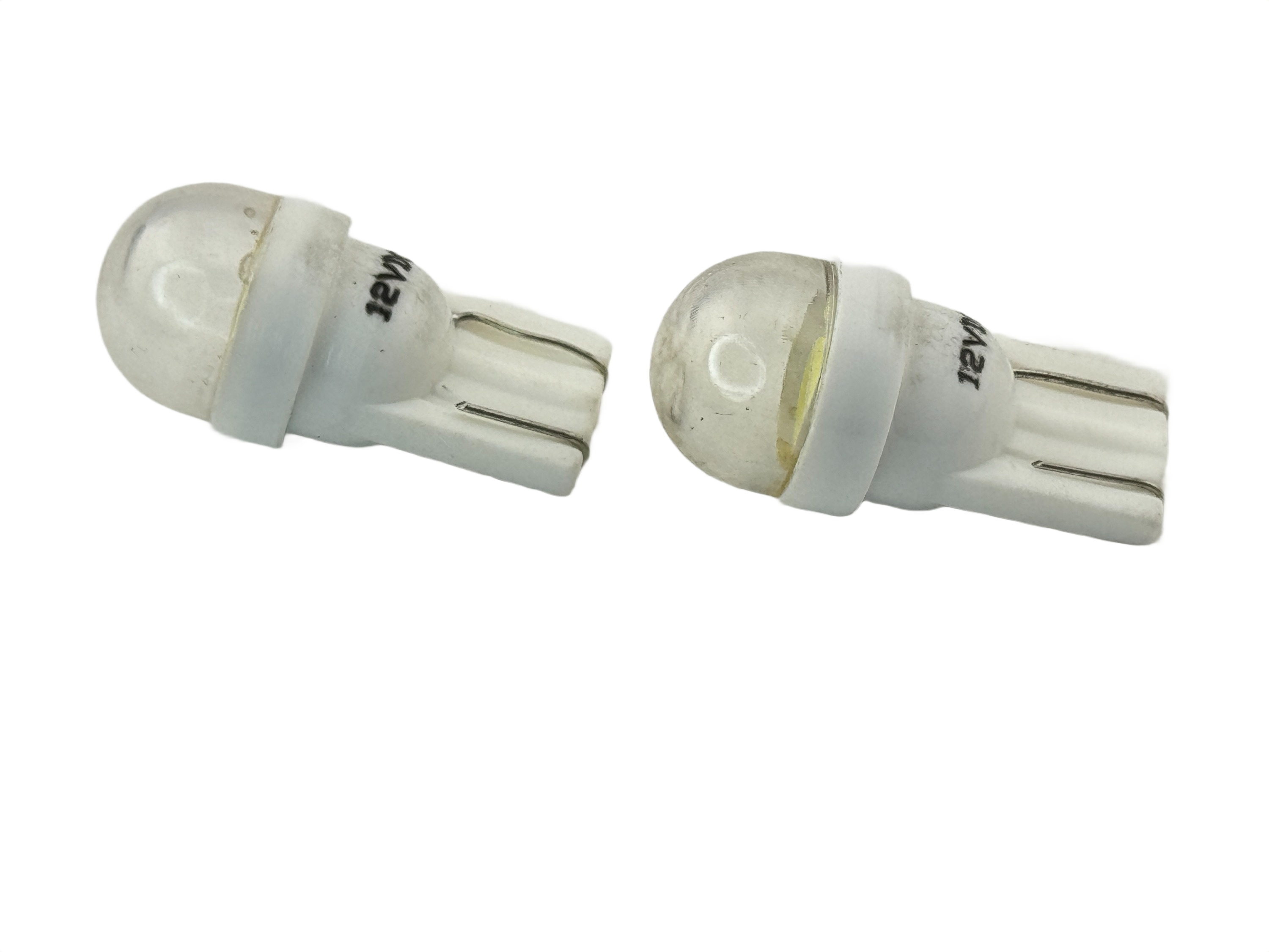 Rebaydo 2pcs T10 Wedge 2 SMD (5630-3 Chip) Round Lens 12VDC 