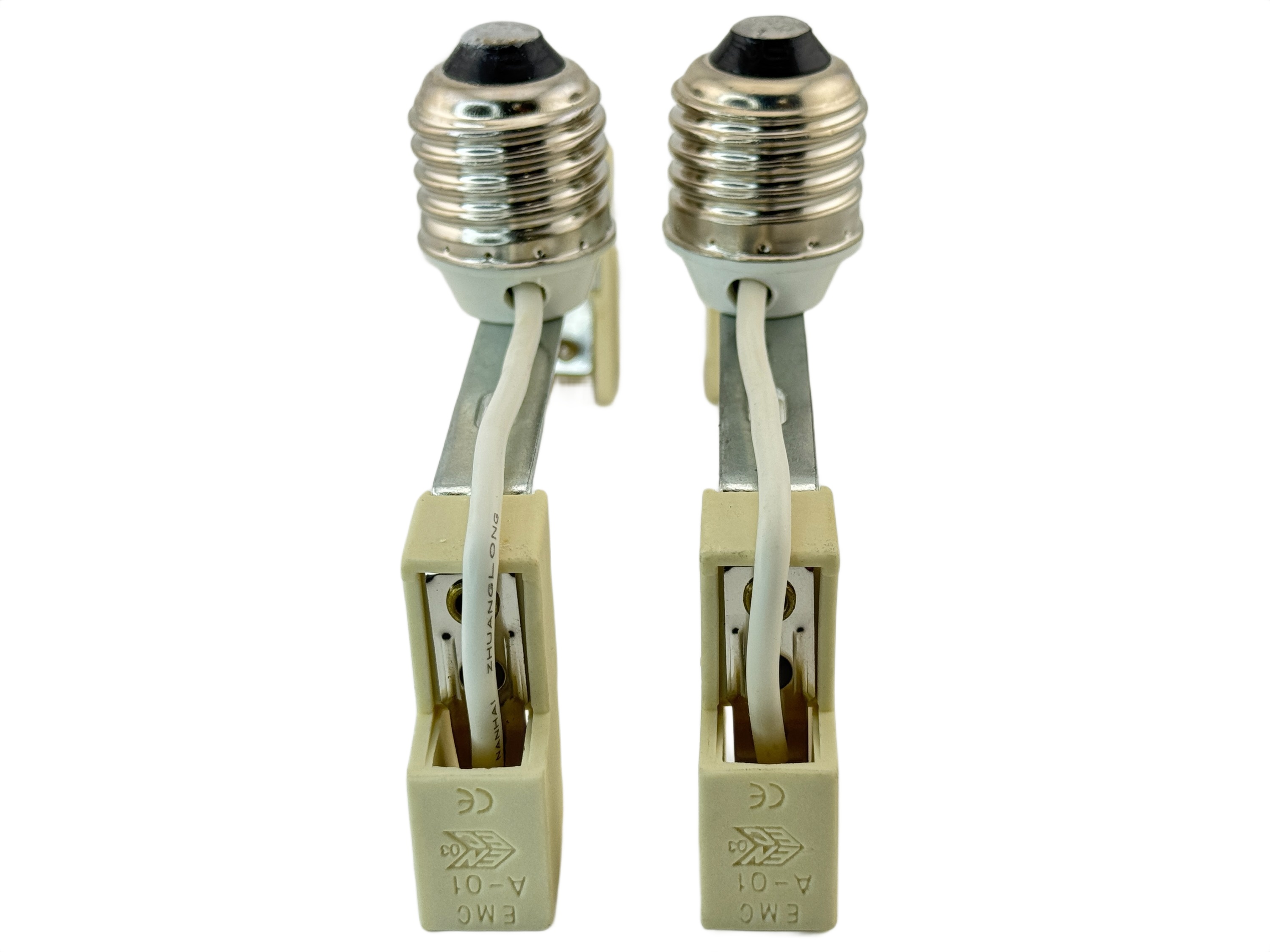 Rebaydo 2pcs E26/E27 to R7S 135mm Female Socket Converter 