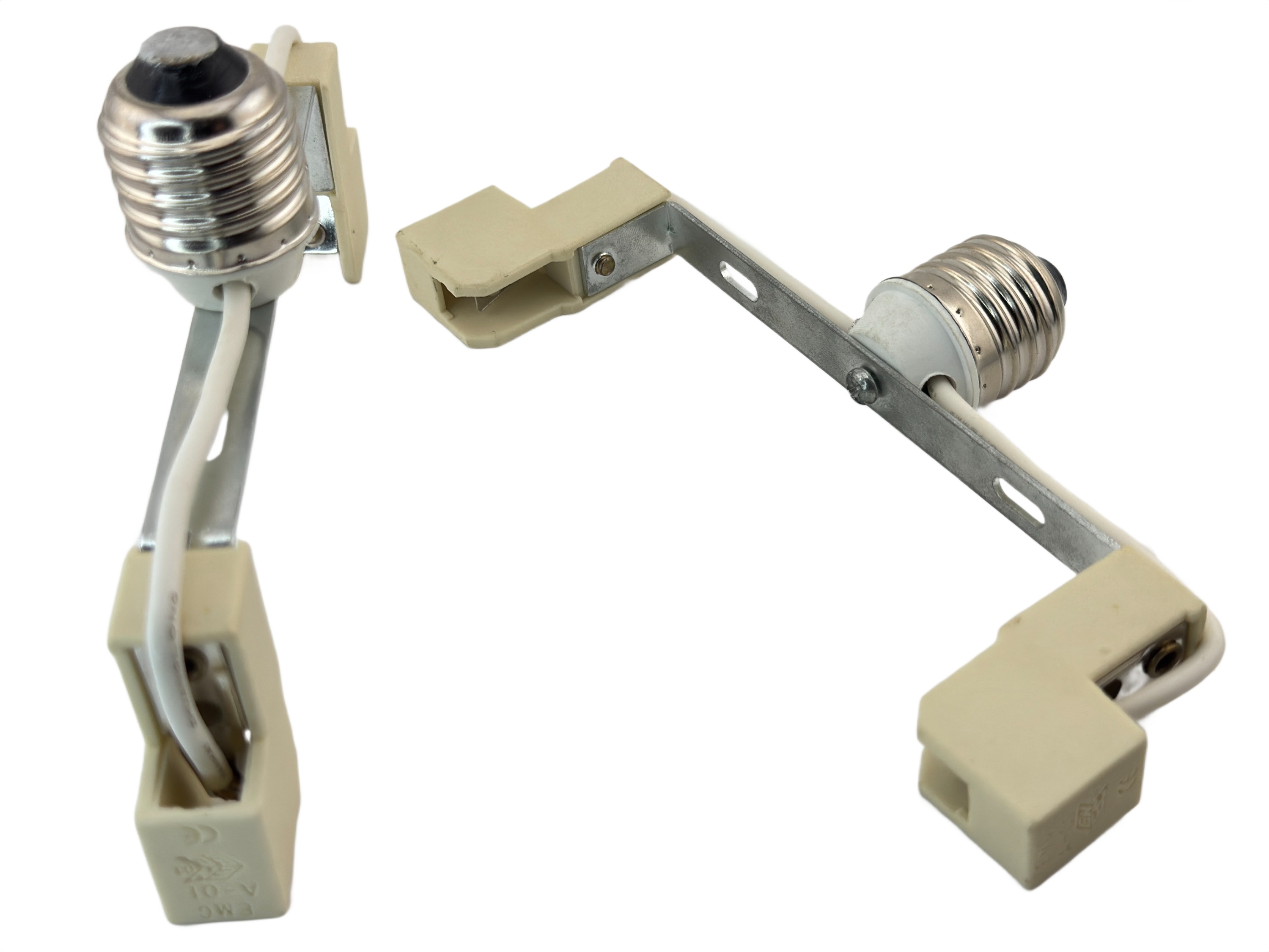 Rebaydo 2pcs E26/E27 to R7S 135mm Female Socket Converter 