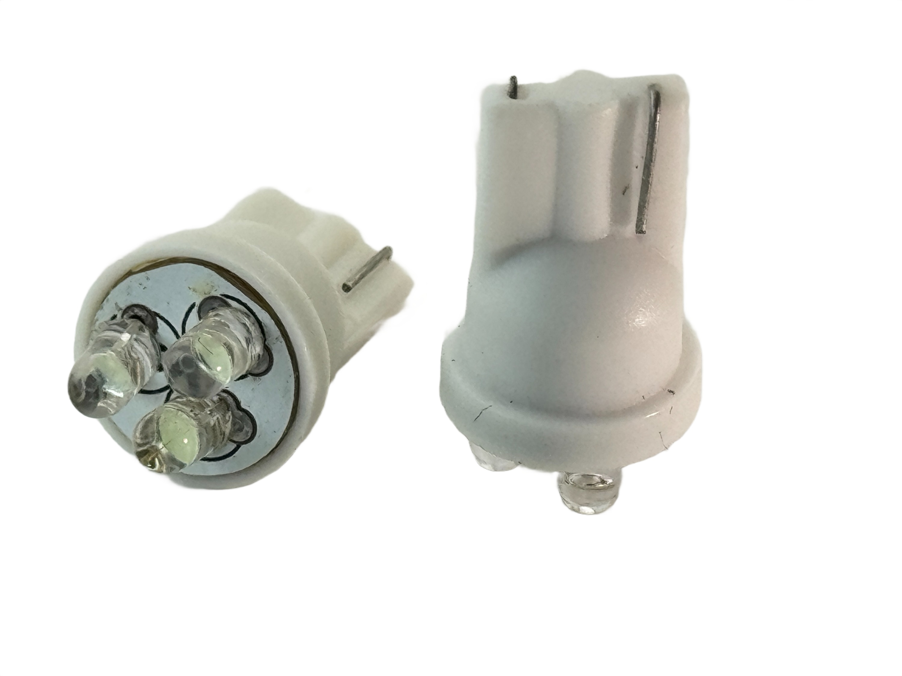 Rebaydo 2pcs 3 LED T10 Wedge LED Light Bulb