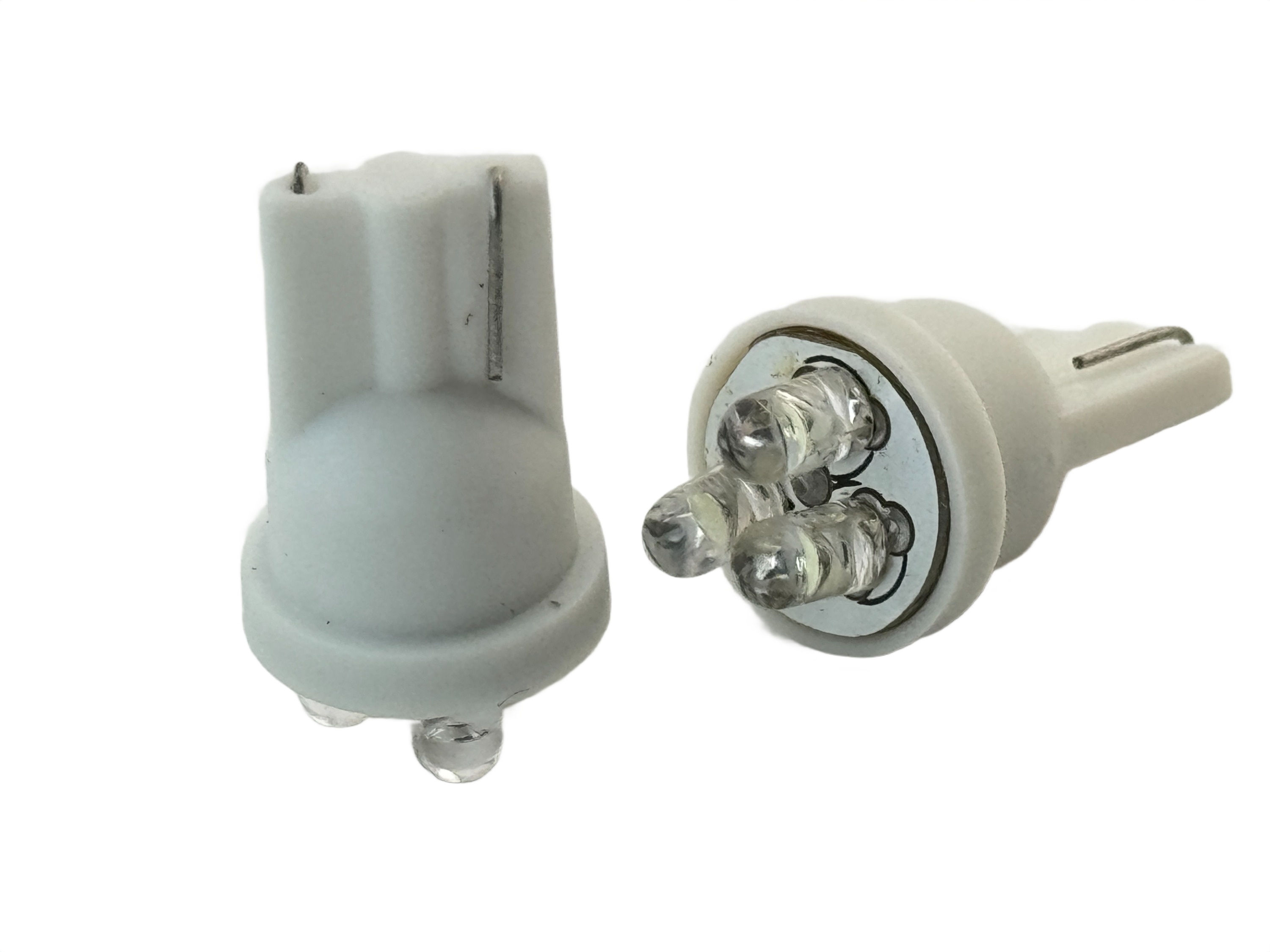 Rebaydo 2pcs 3 LED T10 Wedge LED Light Bulb