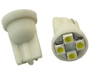 Rebaydo 2pcs 4 SMD 1210  L.E.D.s Forward Firing T10 Wedge LED Light 12VDC