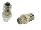 Rebaydo 2pcs 258 Led Bulb E10 Screw Flat 6V to 12V DC