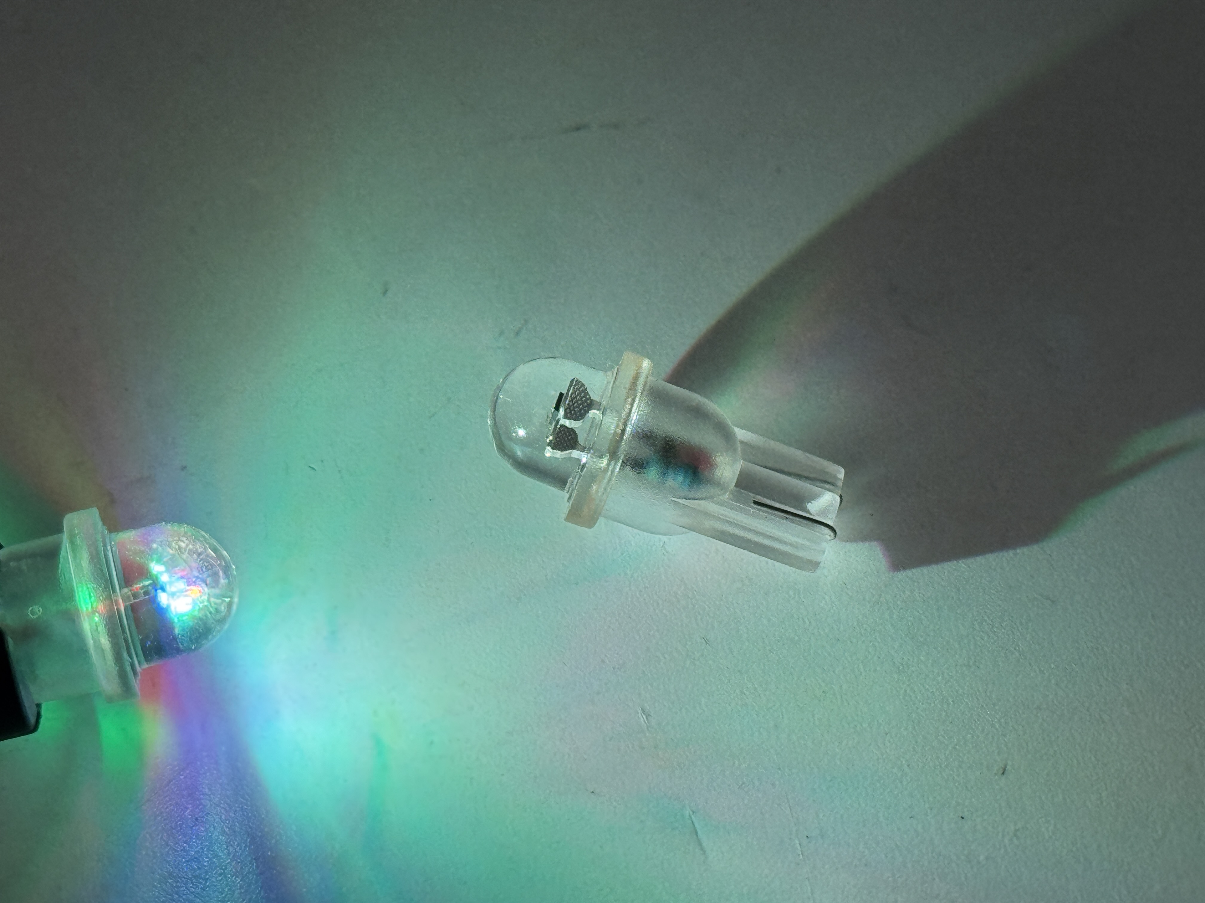 194 Miniature Wedge LED Bulb Short Round product 45556