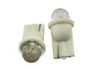 Rebaydo 2pcs 194 Miniature Wedge LED Bulb Short Round 6 To 12 Volts DC