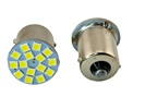 Rebaydo 2pcs BA15S LED Miniature Bulb 8 Volt 15 SMD 3030