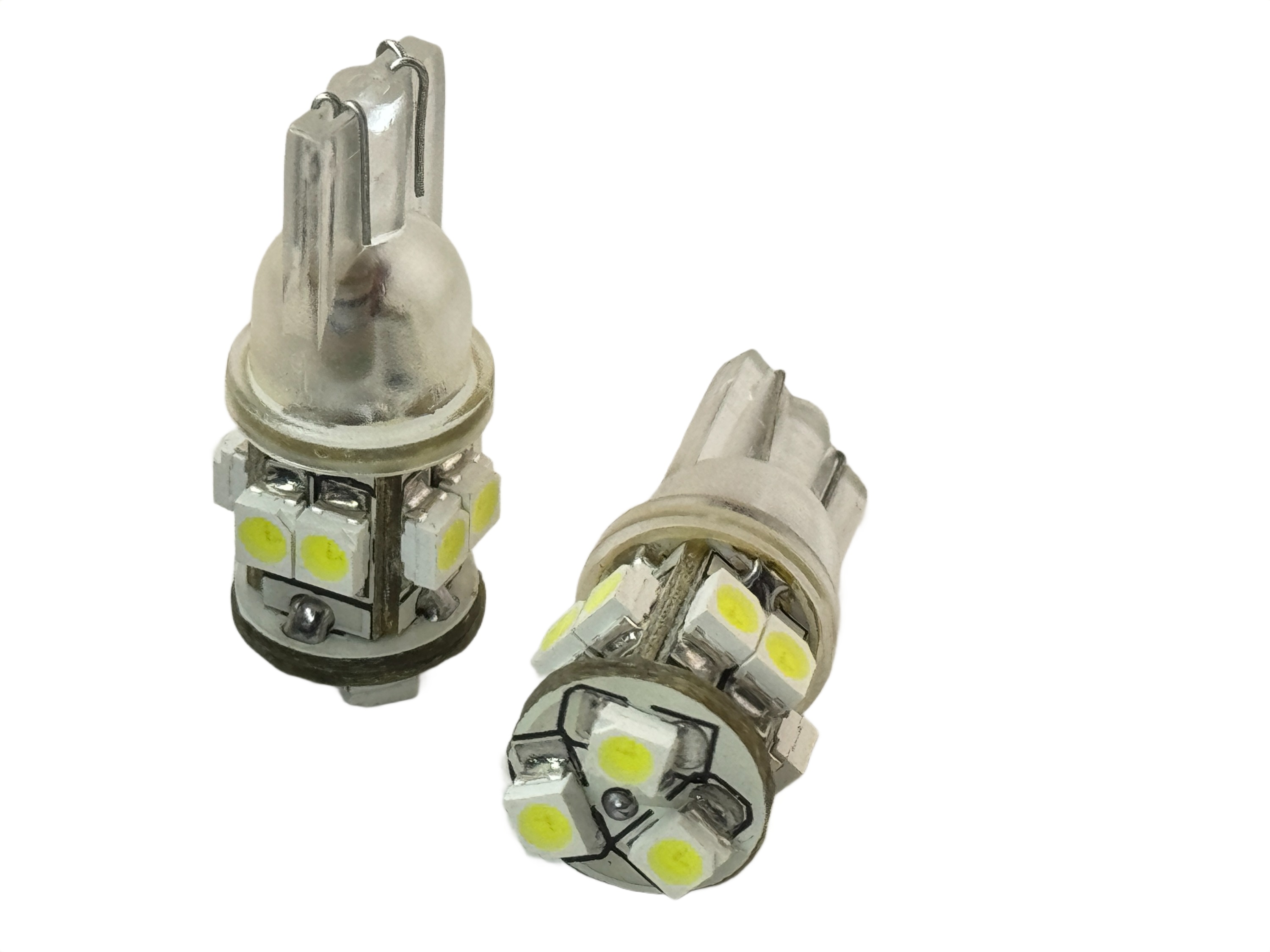 Rebaydo 2pcs T10 Wedge 11 SMD Ultra Bright Bulb 12VDC