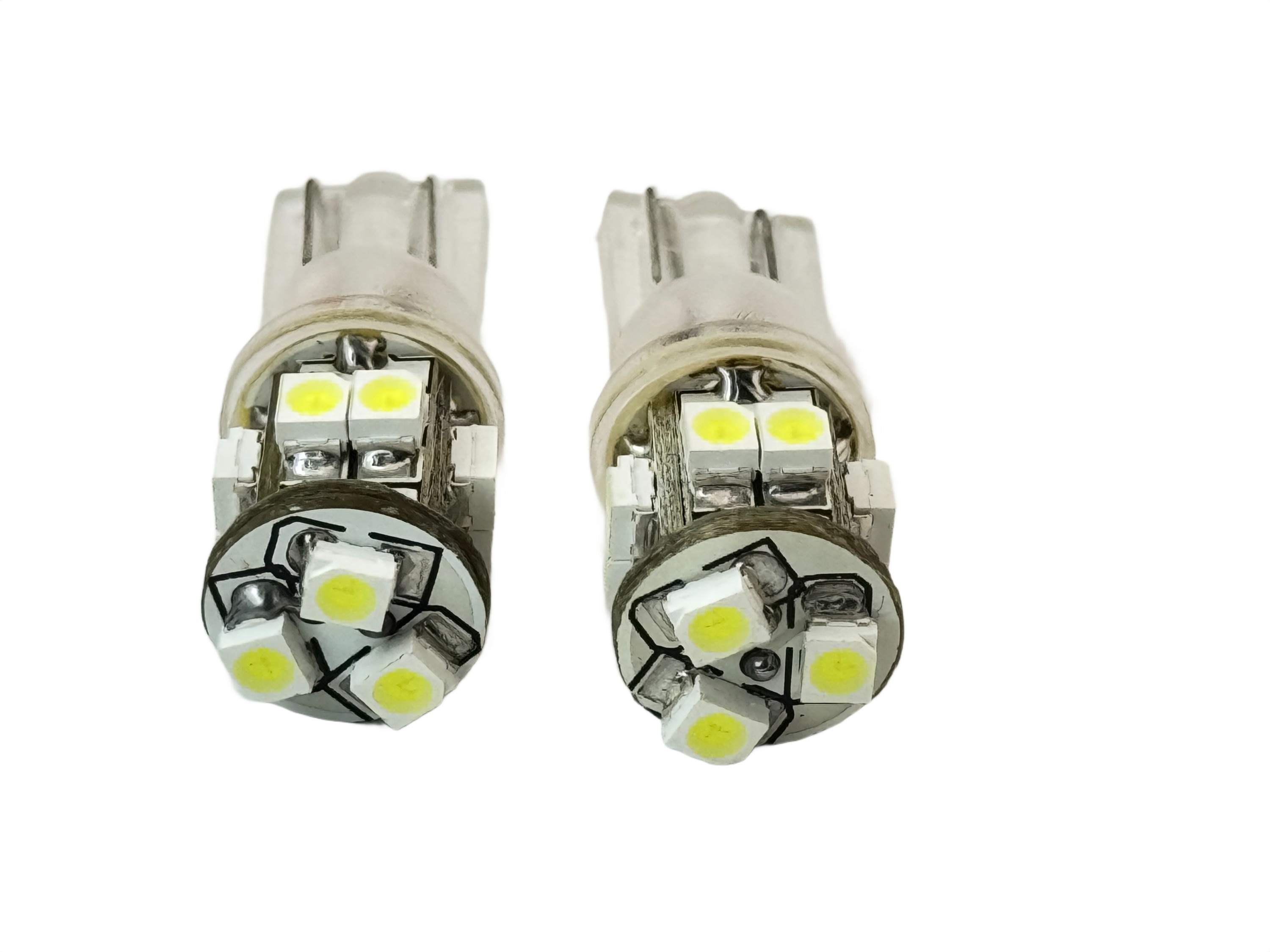 Rebaydo 2pcs T10 Wedge 11 SMD Ultra Bright Bulb 12VDC
