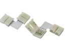 Rebaydo 2pcs 10mm RGB L Shape Solderless Connectors 
