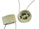 Rebaydo 2pcs GU10 Female Socket with Wires