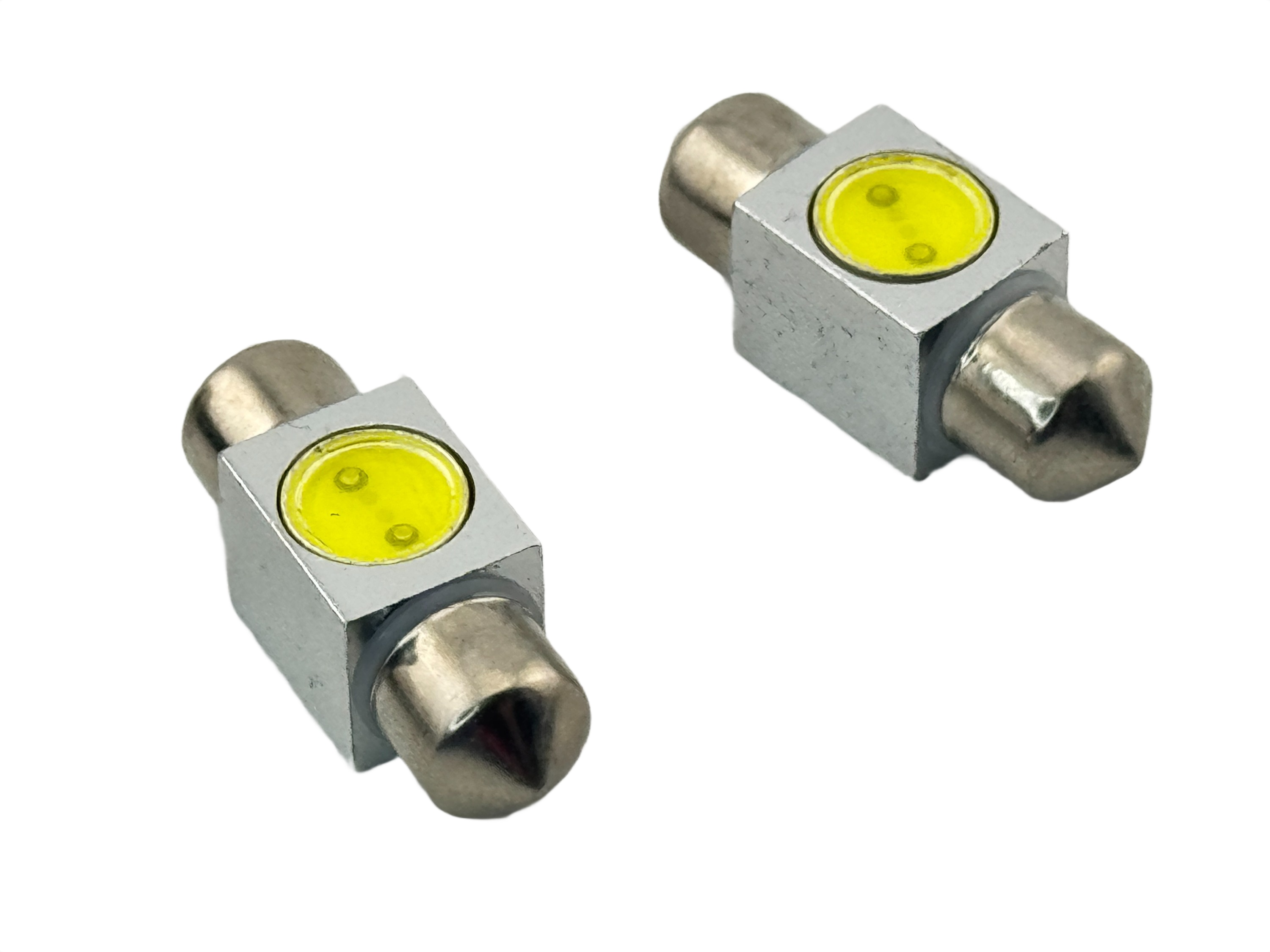 Rebaydo 2pcs Festoon 1 Watt Hi Power LED 1 1/4 Inches or 31mm