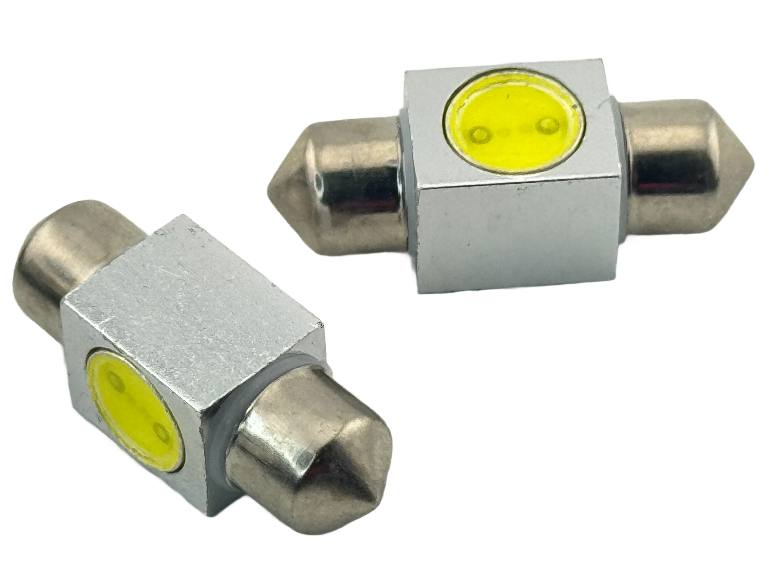 Rebaydo 2pcs Festoon 1 Watt Hi Power LED 1 1/4 Inches or 31mm