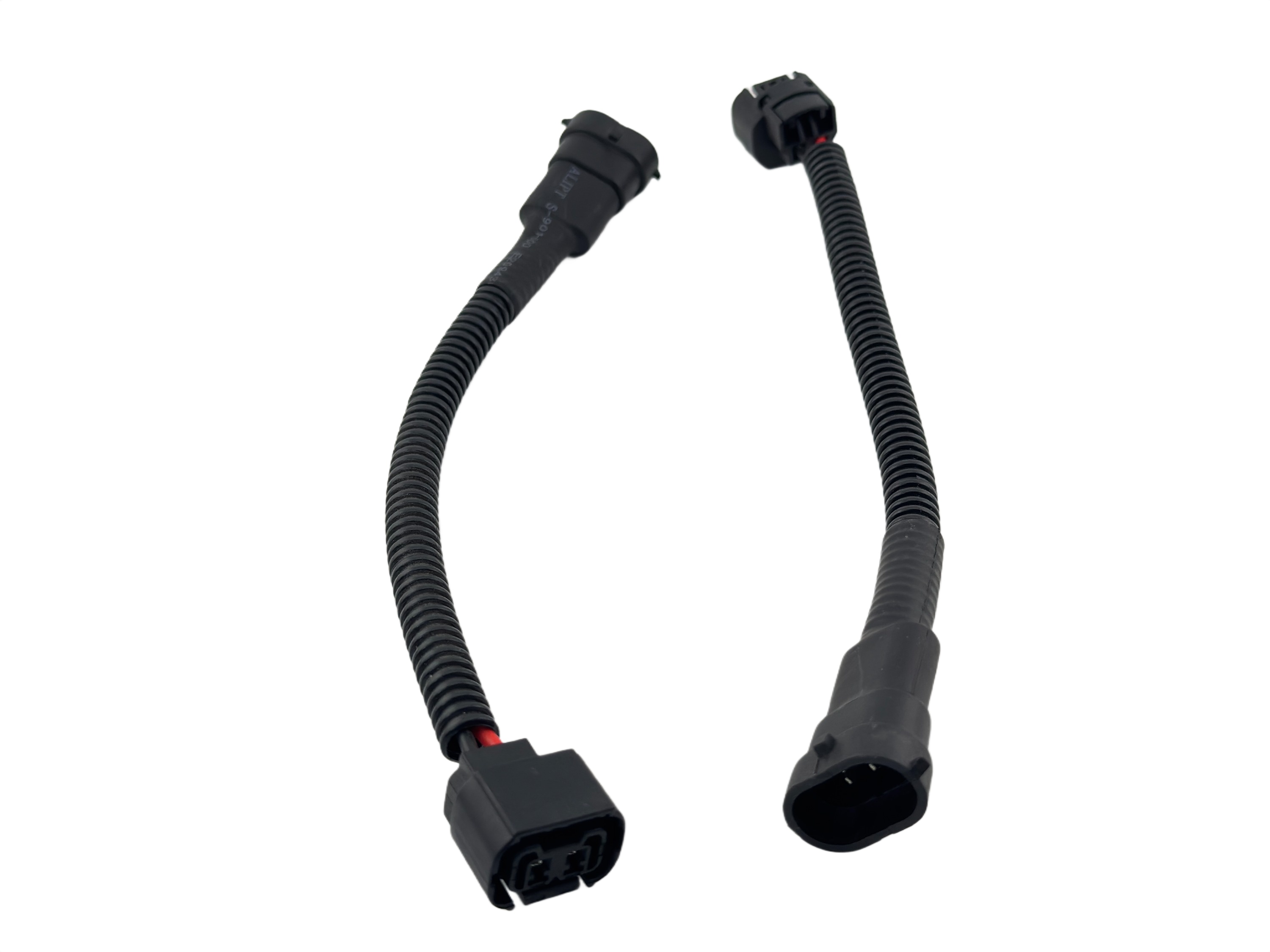 Rebaydo 2pcs H11 male to H16 female Waterproof Harness Converter