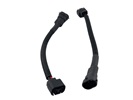 Rebaydo 2pcs H11 male to H16 female Waterproof Harness Converter
