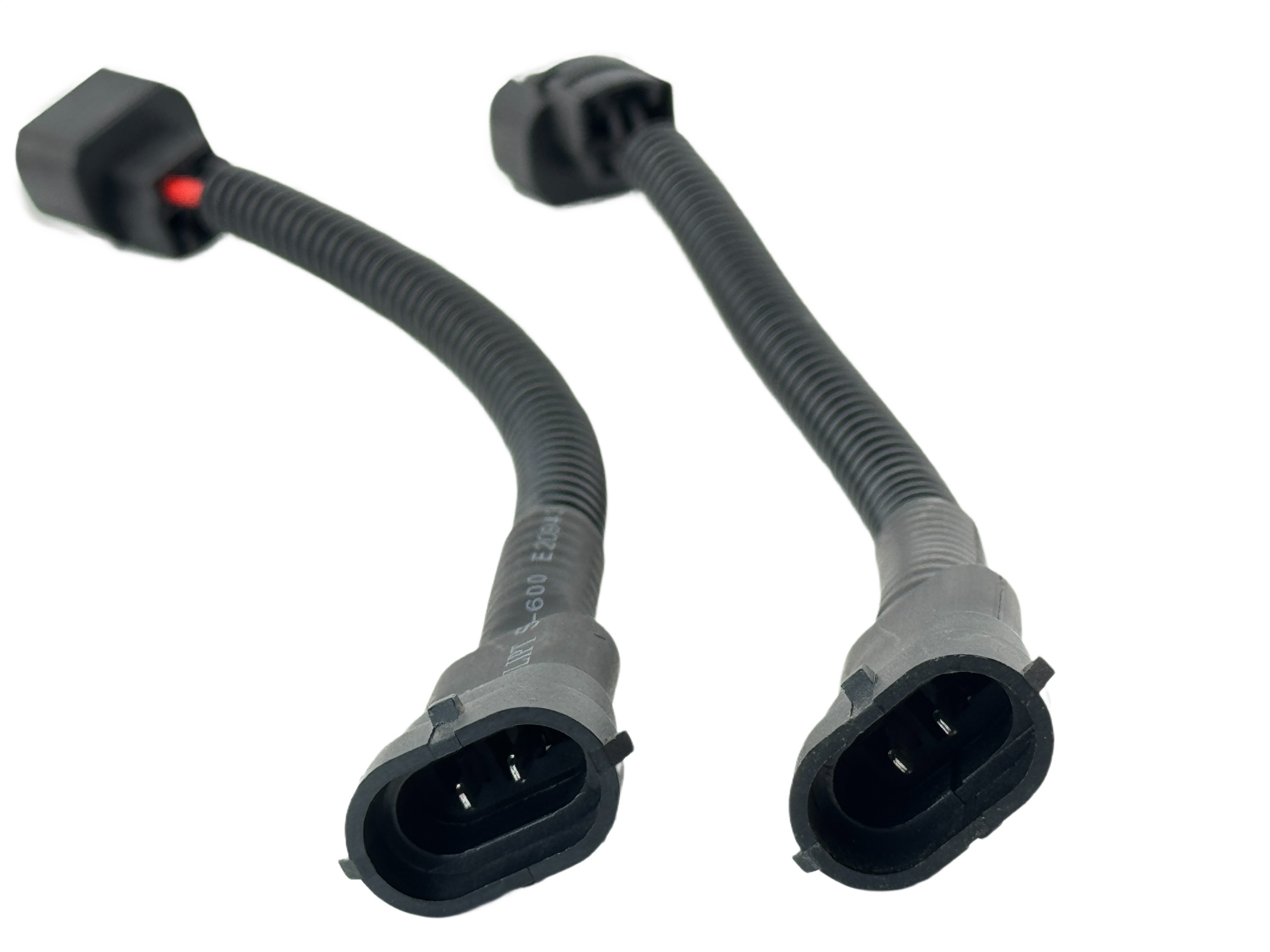 Rebaydo 2pcs H11 male to H16 female Waterproof Harness Converter