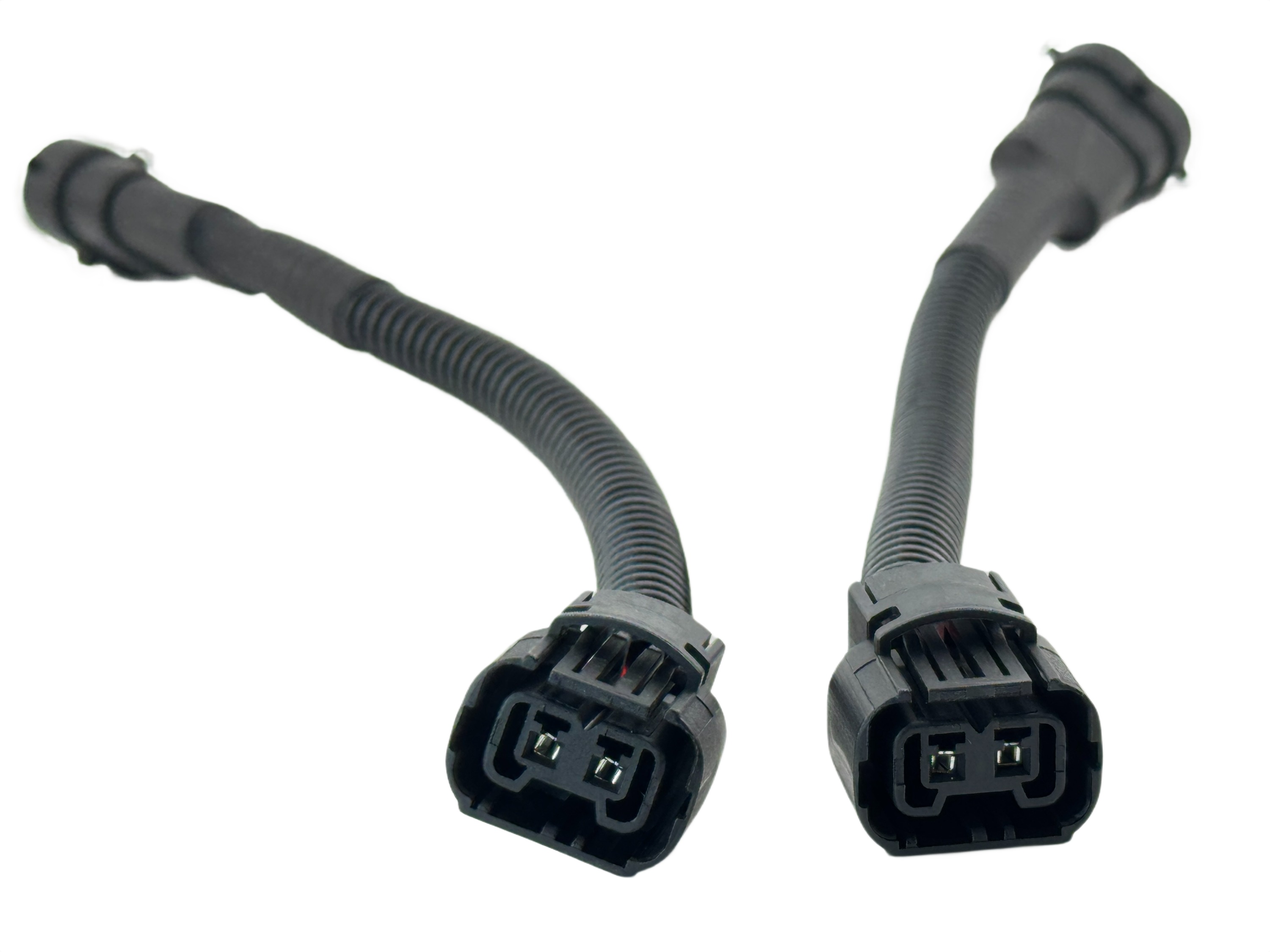 Rebaydo 2pcs H11 male to H16 female Waterproof Harness Converter