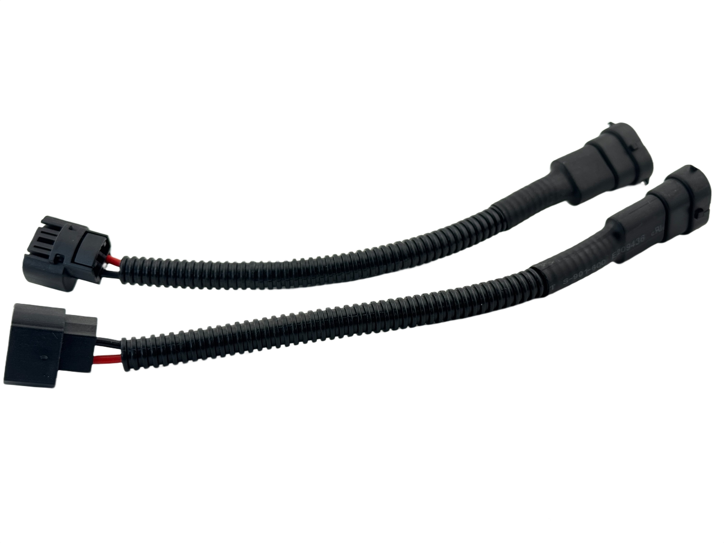 Rebaydo 2pcs H11 male to H16 female Waterproof Harness Converter