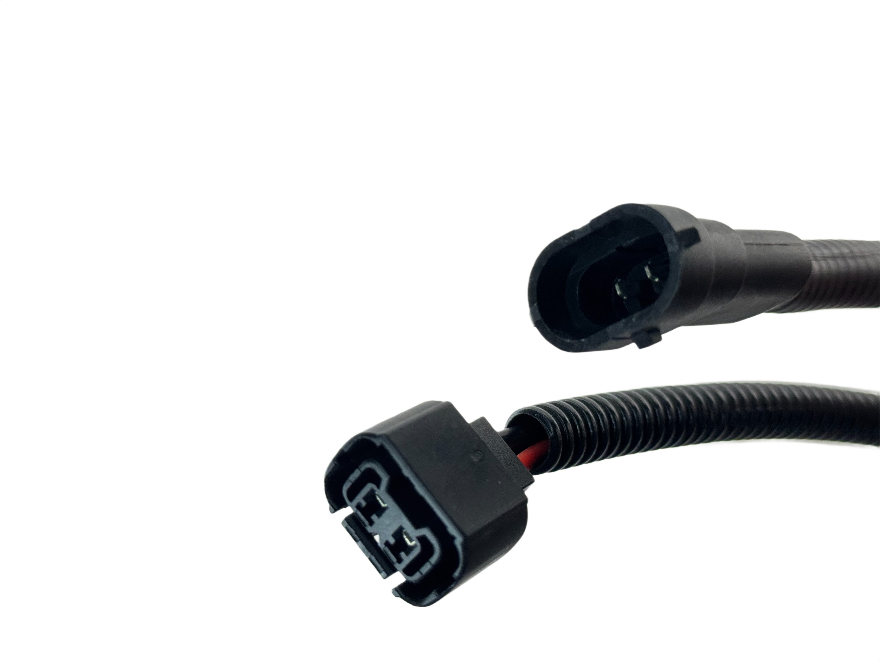 Rebaydo 2pcs H11 male to H16 female Waterproof Harness Converter