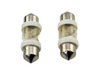Rebaydo 2pcs Super Bright Festoon LED Light 12 VDC 1-1/4