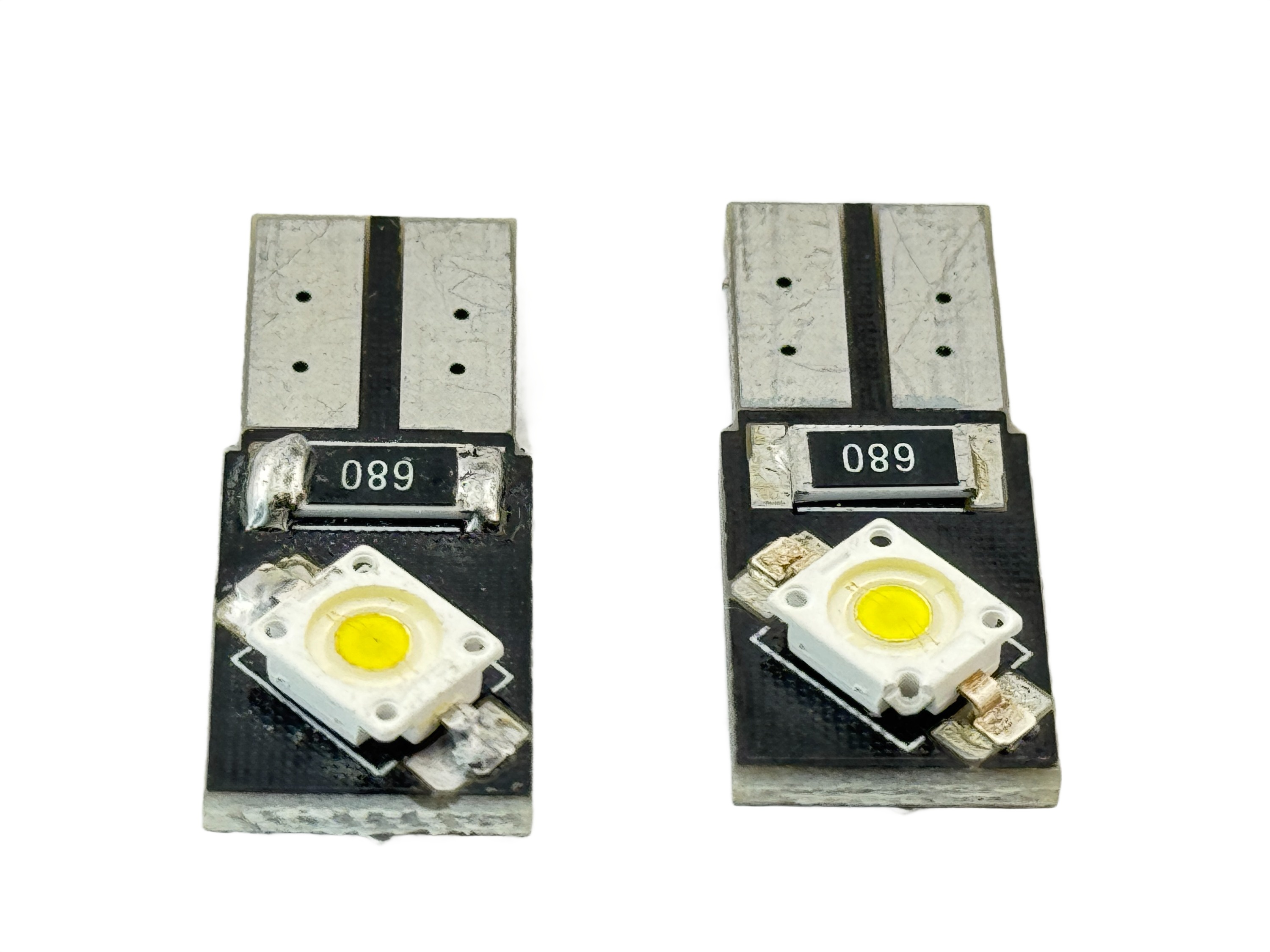 Rebaydo 2pcs T10 Wedge CAN Bus  2 LED 7060 SMD 12 Volt DC