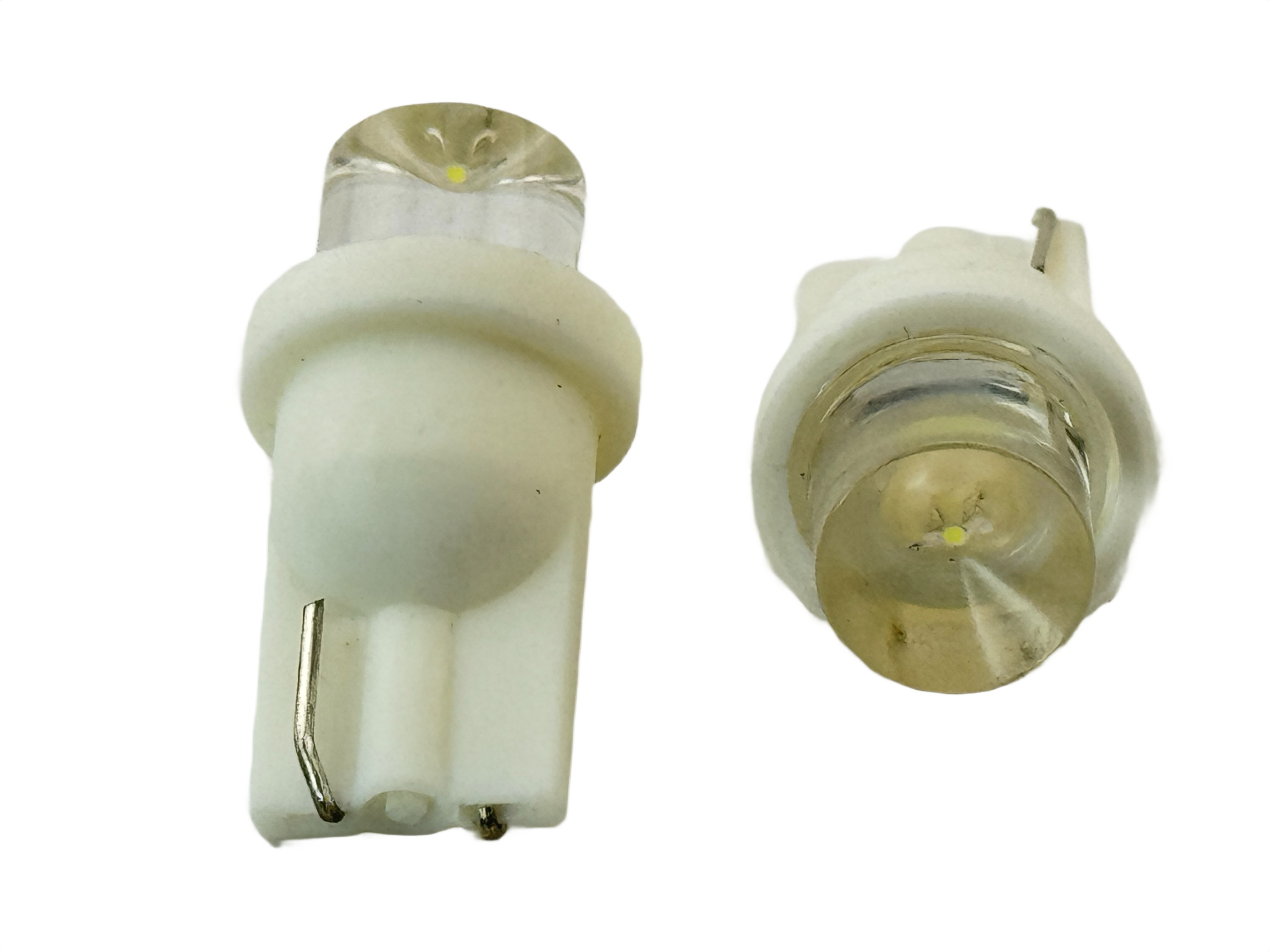 Rebaydo 2pcs T10 Wedge Concave LED 12V T3 1/4
