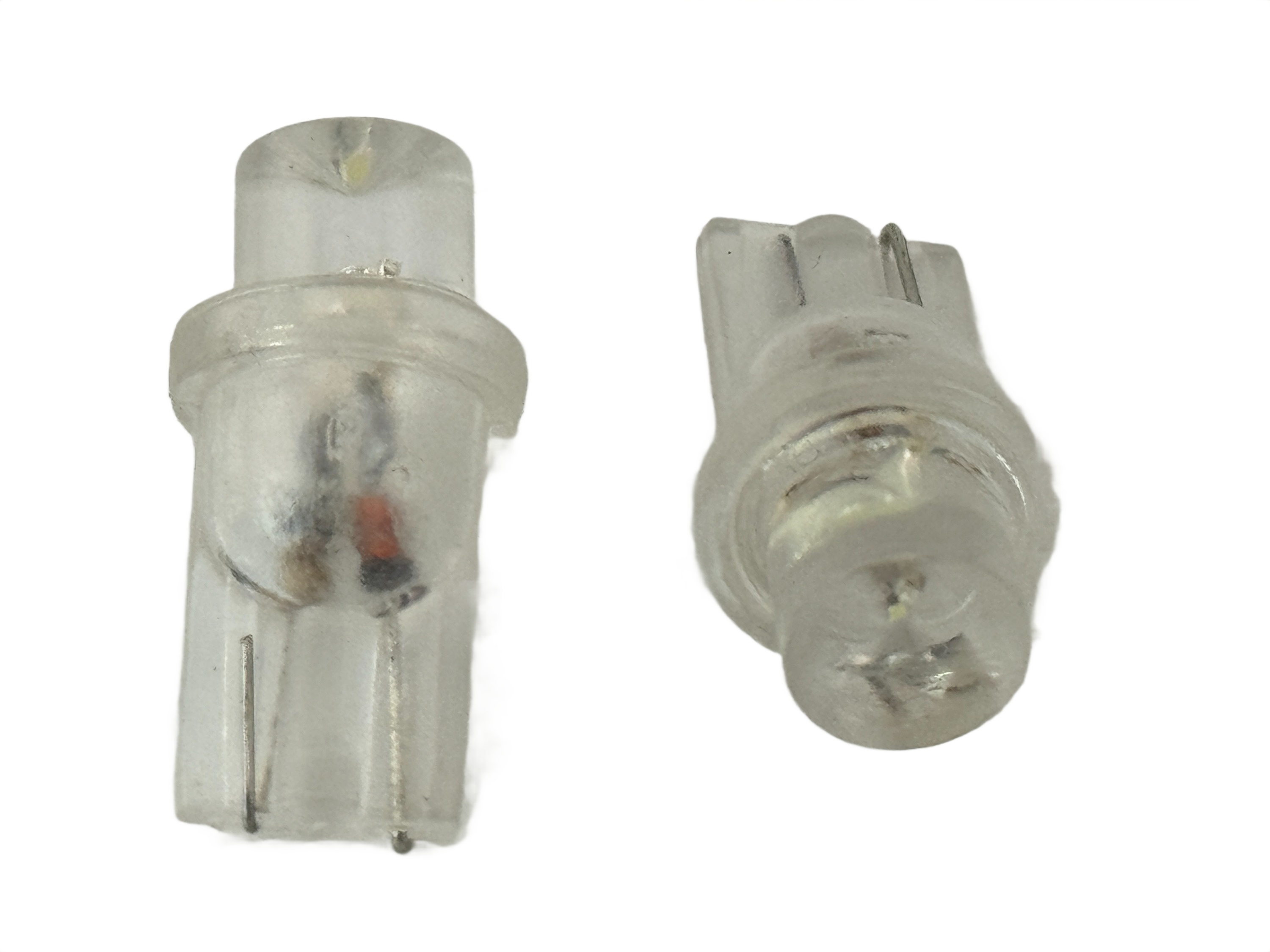 Rebaydo 2pcs 194/T10 Wedge Base Concave LED Bulb 12VDC