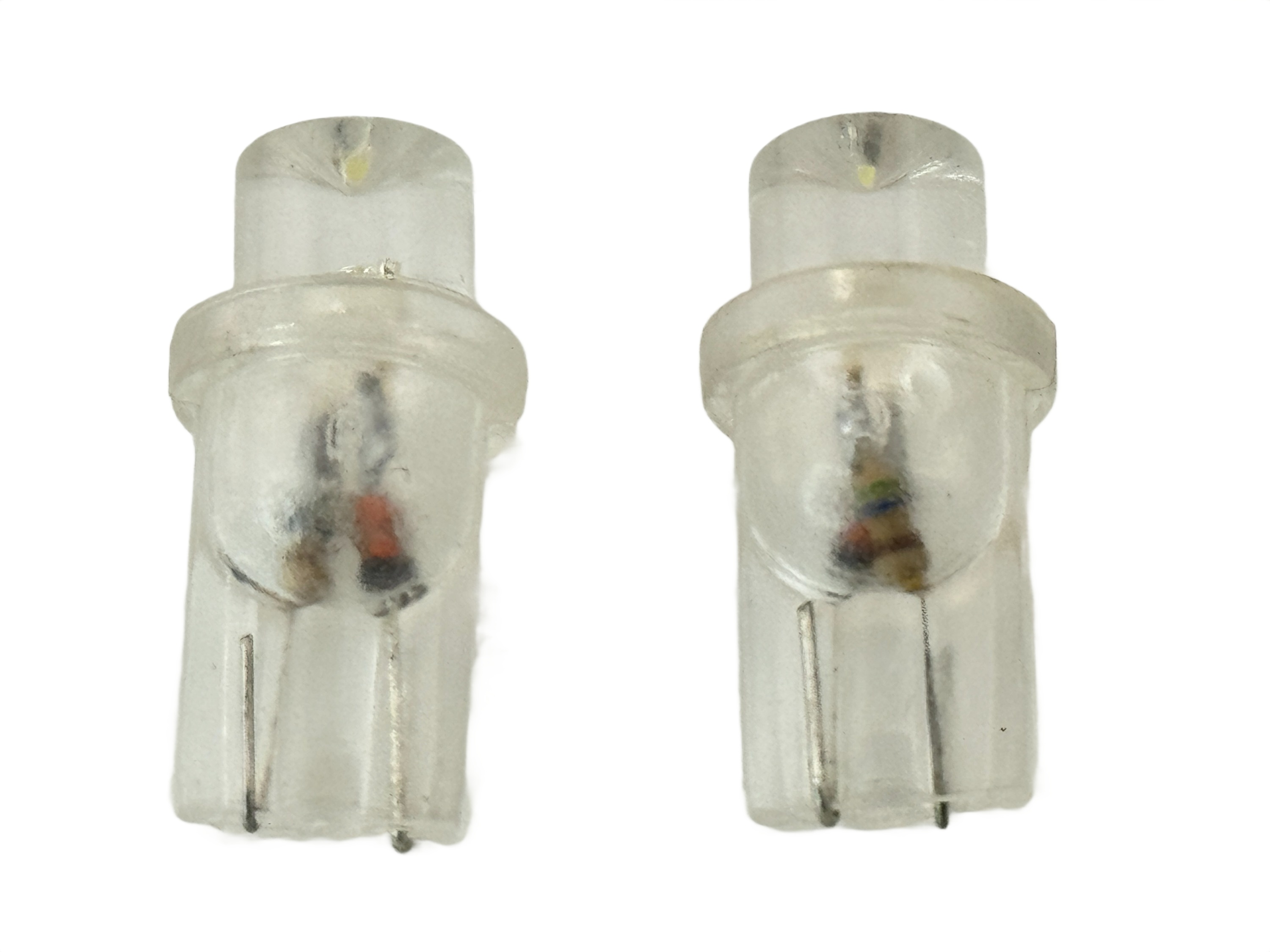 Rebaydo 2pcs 194/T10 Wedge Base Concave LED Bulb 12VDC