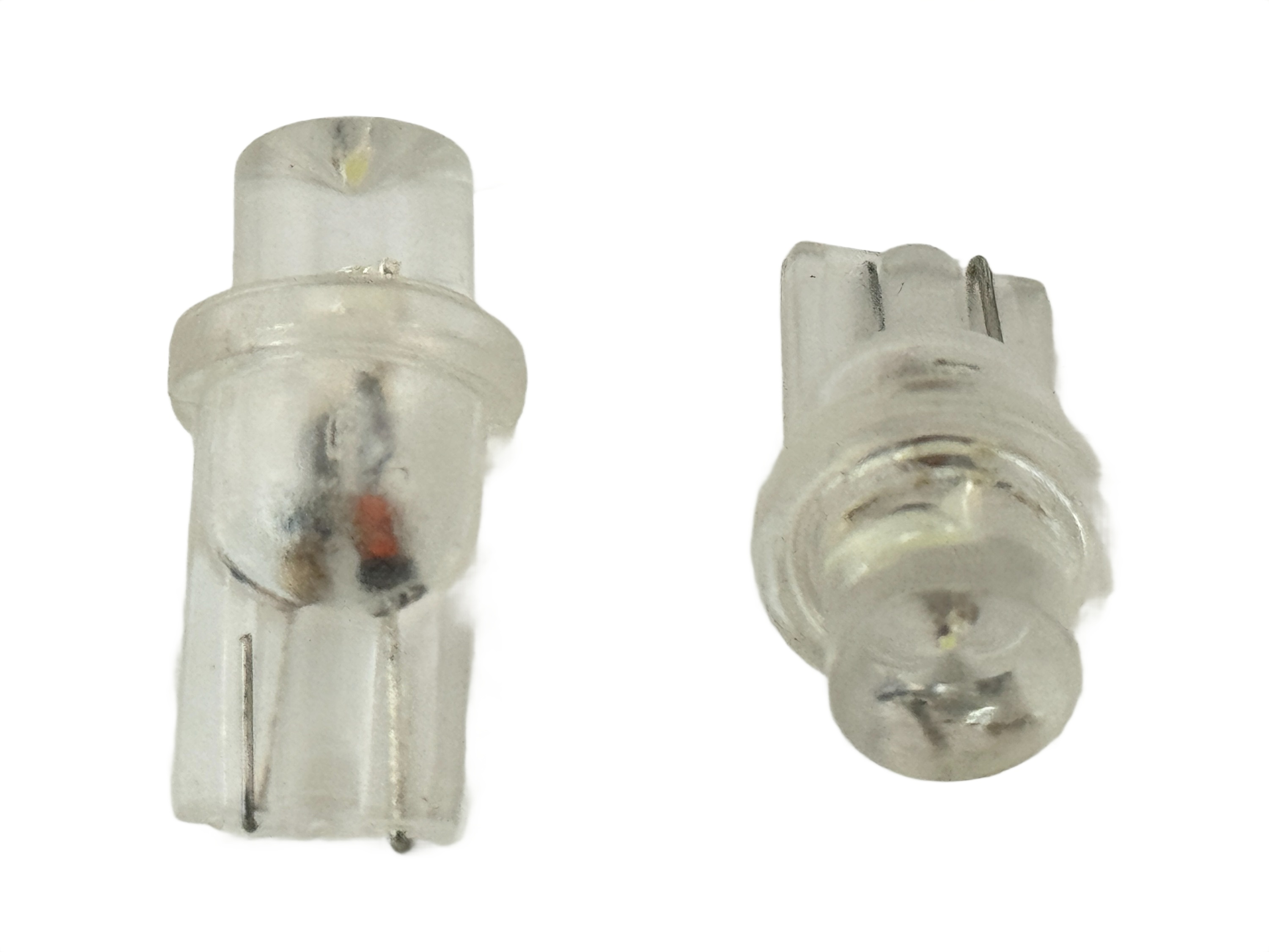 Rebaydo 2pcs 194/T10 Wedge Base Concave LED Bulb 12VDC