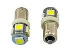 Rebaydo 2pcs BA9S 6 Volt DC 5 LED 360 Degree Dimmable T3-1/4