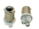 Rebaydo 2pcs 3 LED Bulb BA9S Base 12V DC