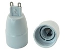 Rebaydo 2pcs G9 Male to E14 Female Converter Adapter