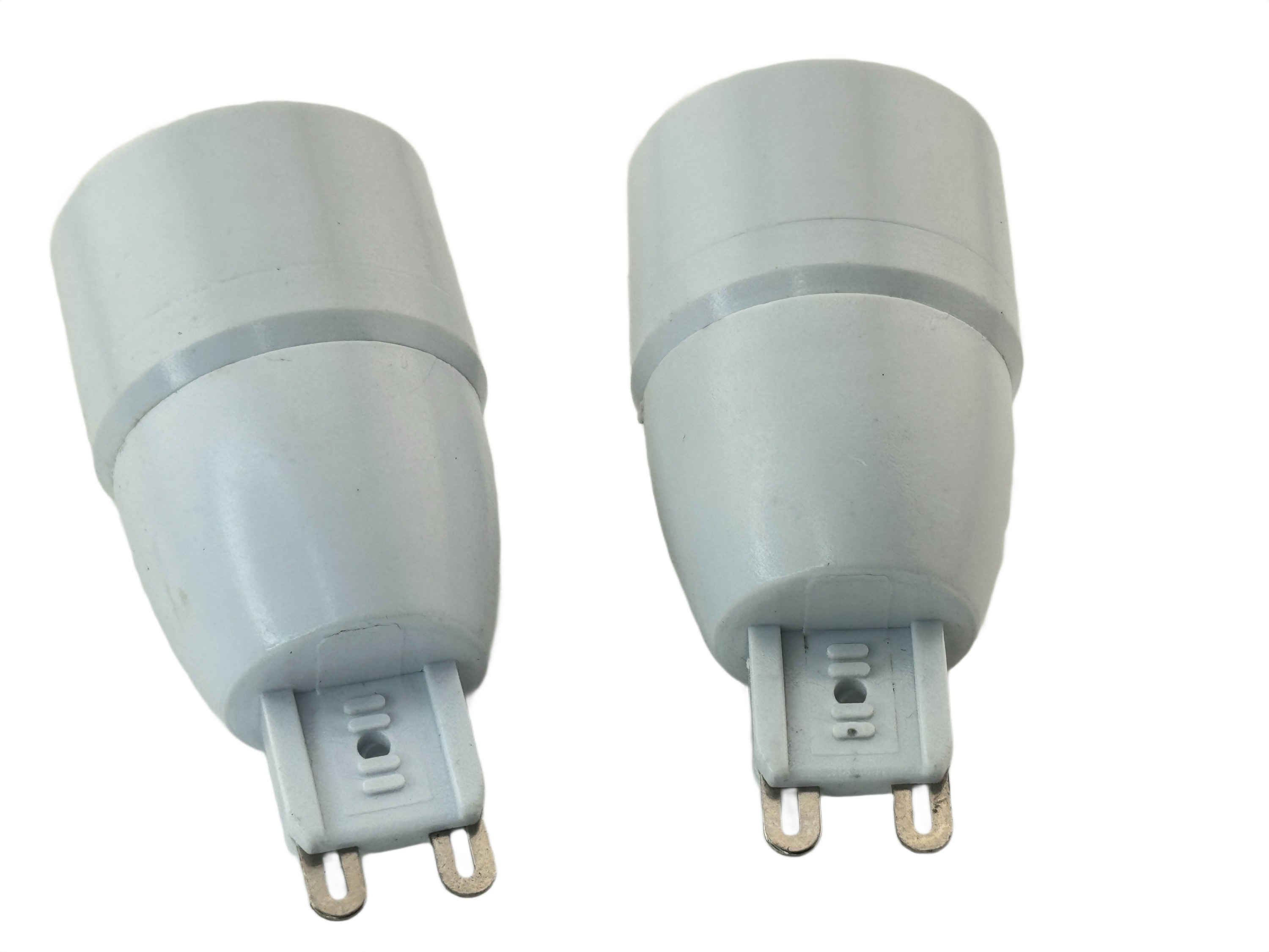 Rebaydo 2pcs G9 Male to E14 Female Converter Adapter