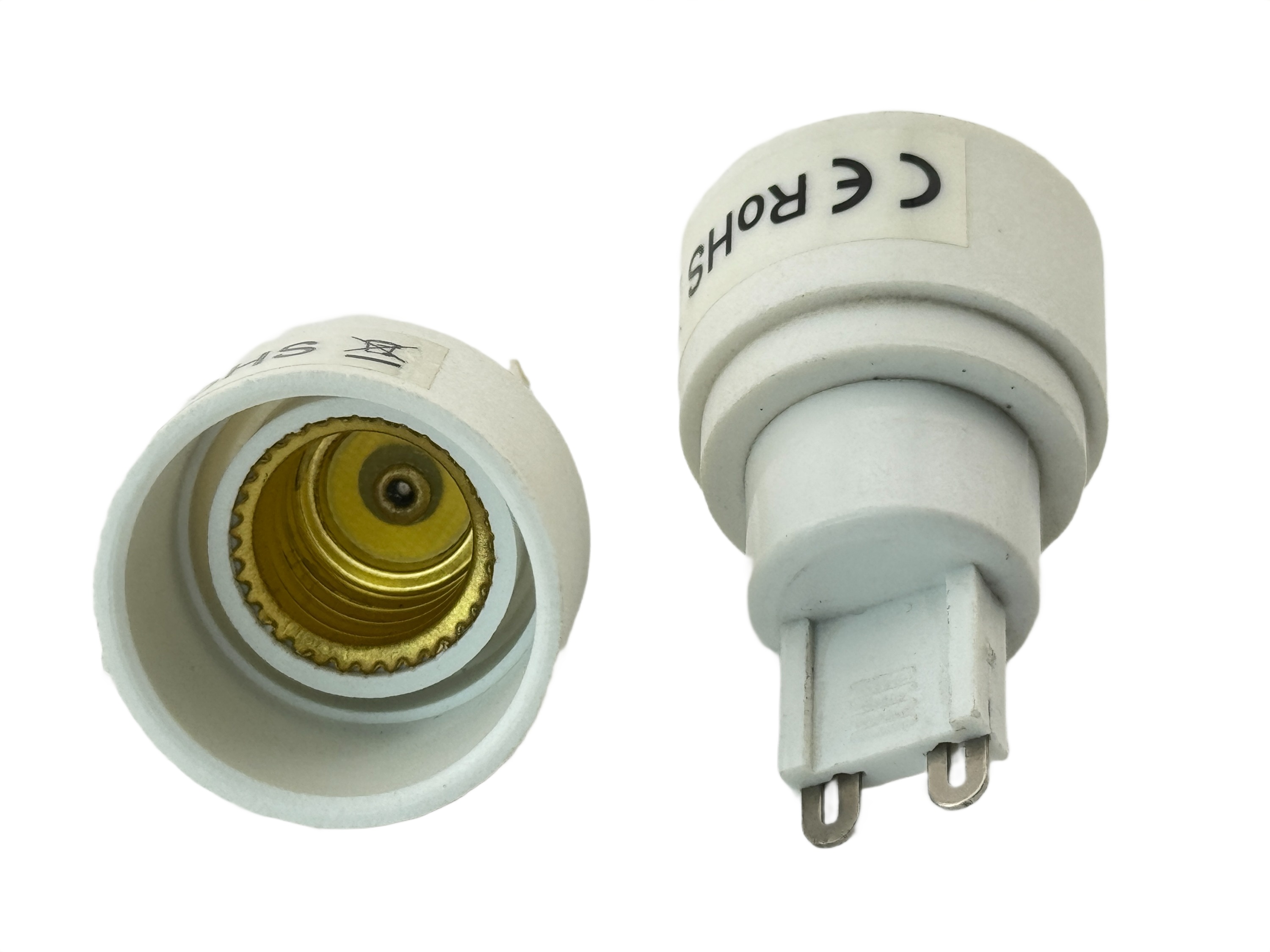 Rebaydo 2pcs G9 Male to E14 Female Low Profile