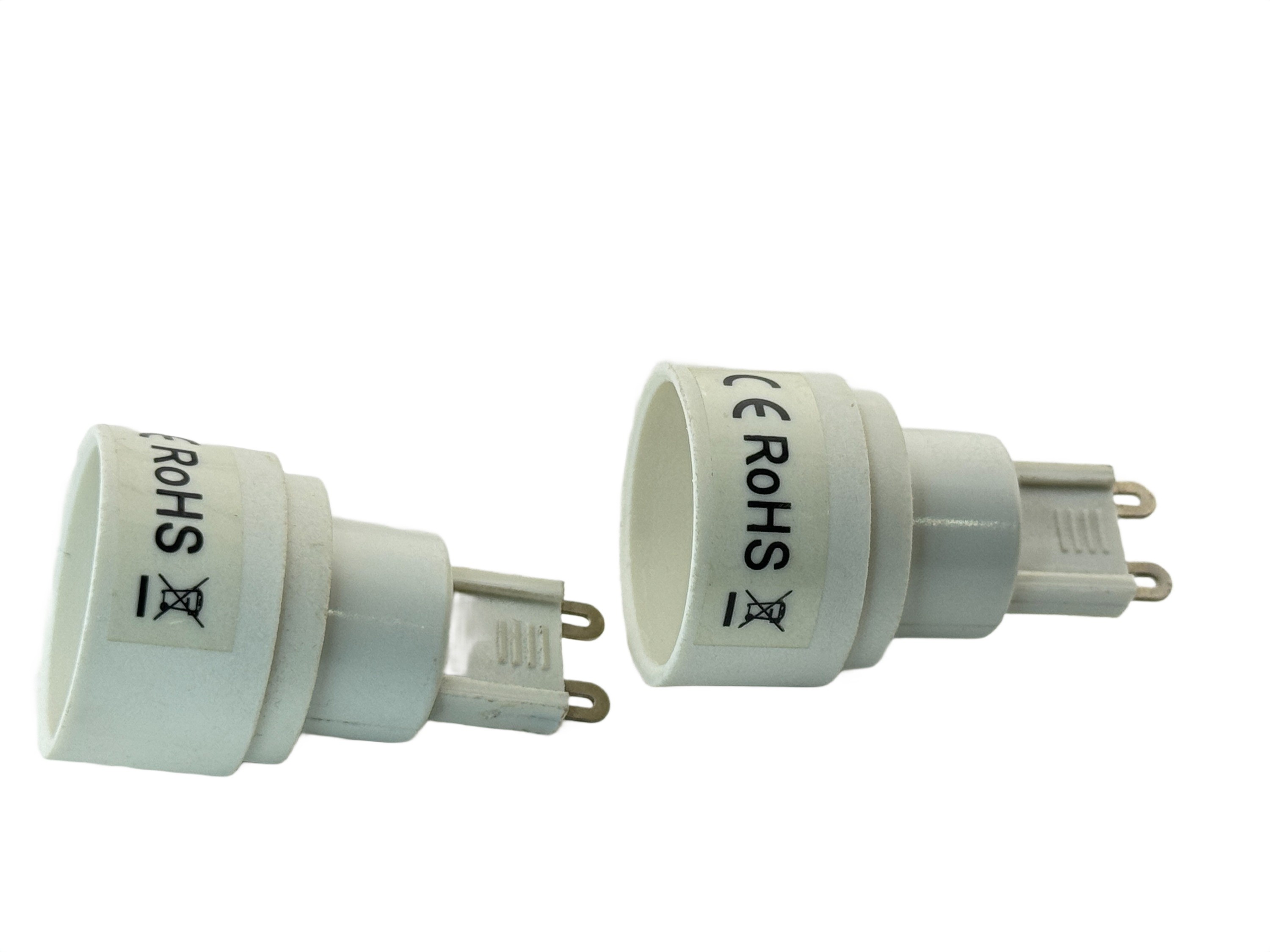 Rebaydo 2pcs G9 Male to E14 Female Low Profile