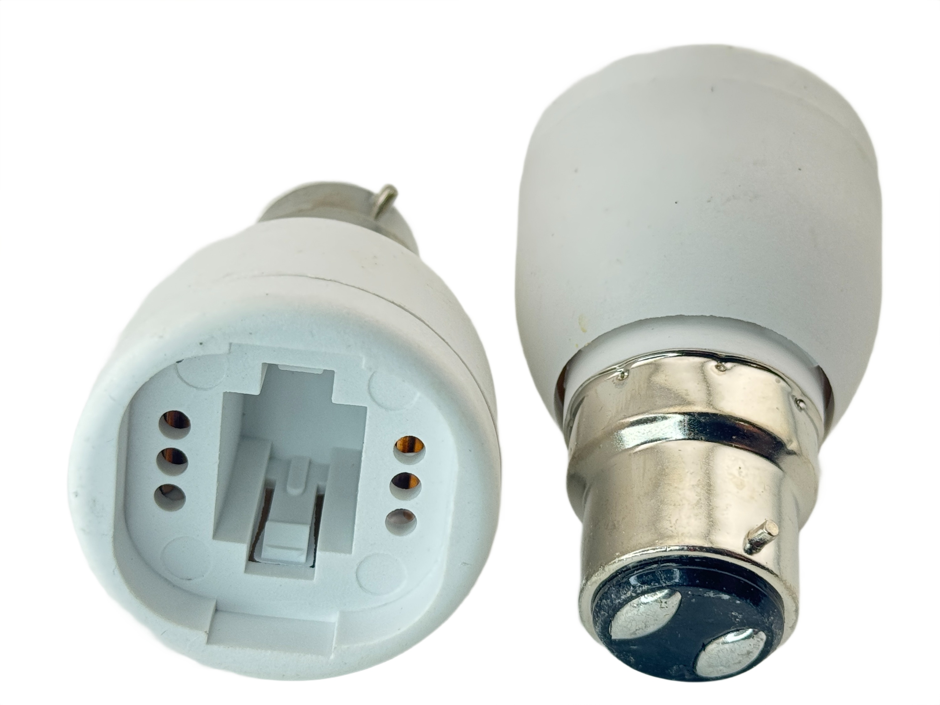 Rebaydo 2pcs B22 Male To G23 2 Pin Female Socket Converter