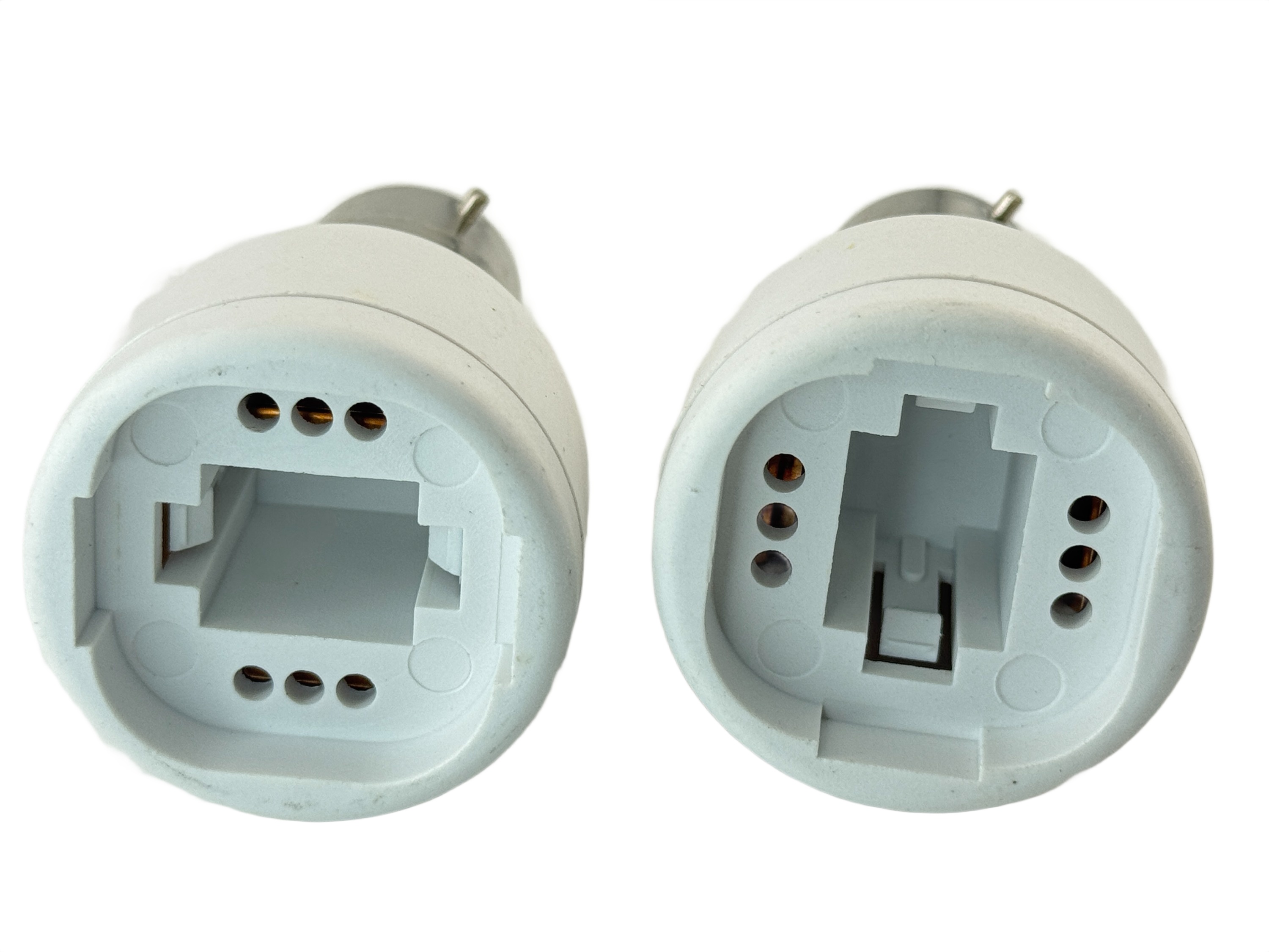 Rebaydo 2pcs B22 Male To G23 2 Pin Female Socket Converter